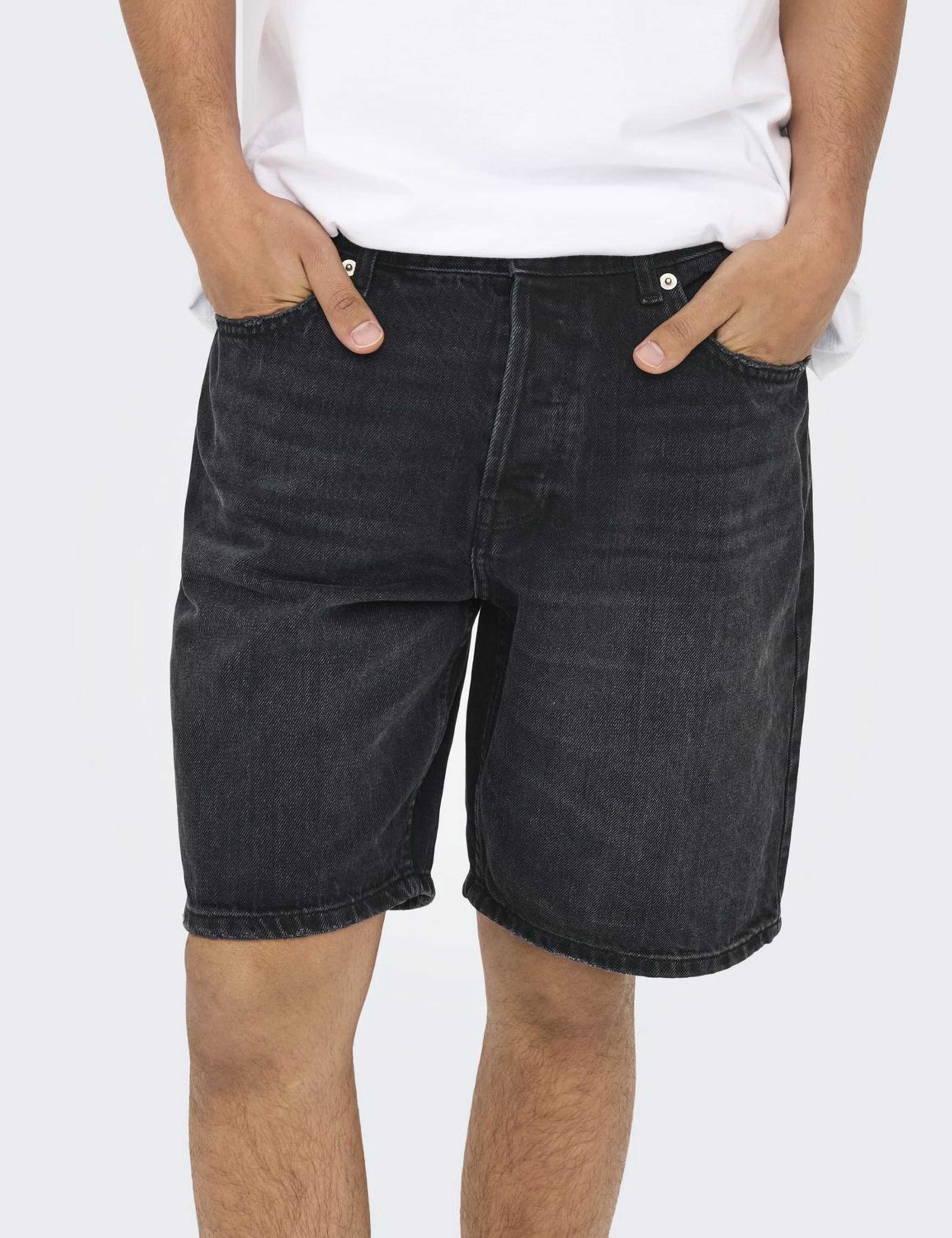 5 Pocket Rigid Denim Shorts 4 of 6
