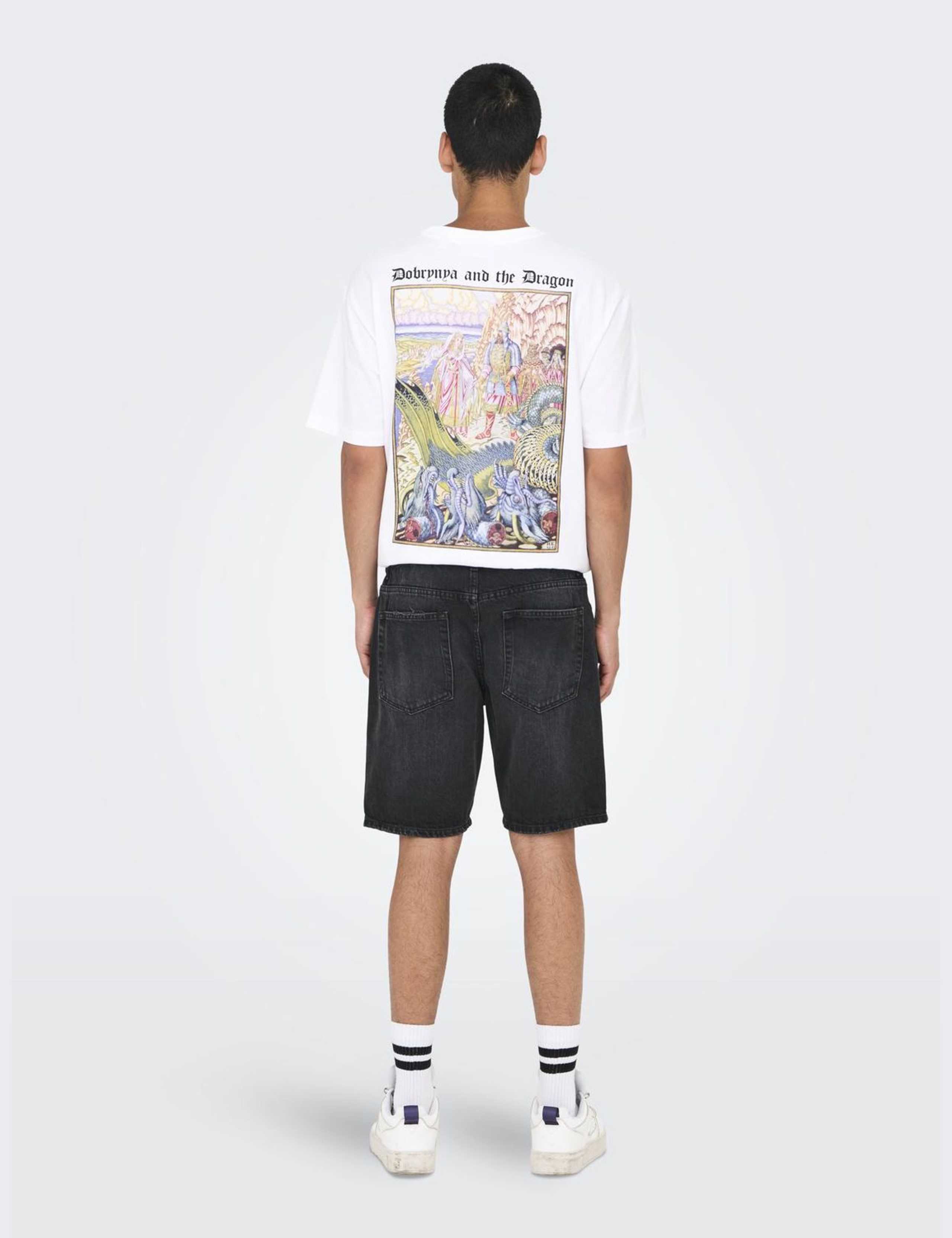 5 Pocket Rigid Denim Shorts 5 of 6