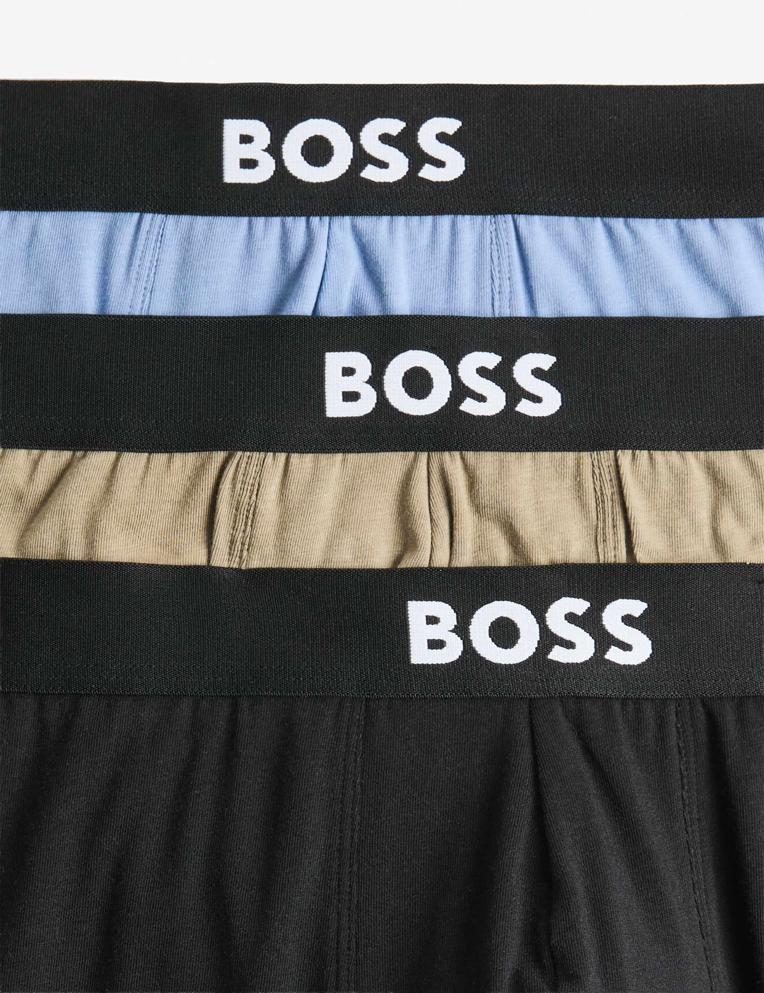 3 Pack Cotton Rich Logo Waistband Boxers 2 of 2