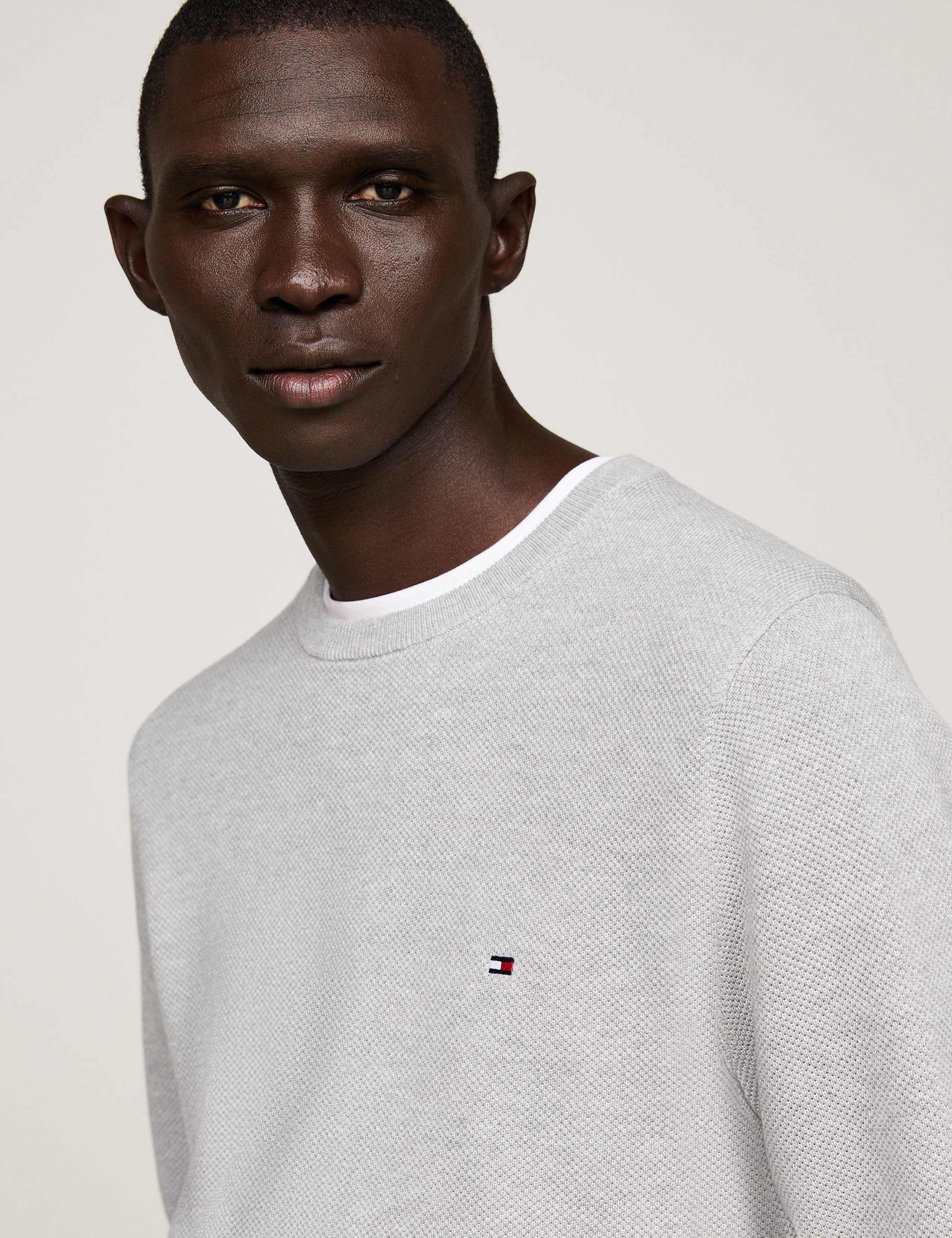 Essential Pure Cotton Crew Neck Jumper 3 of 5