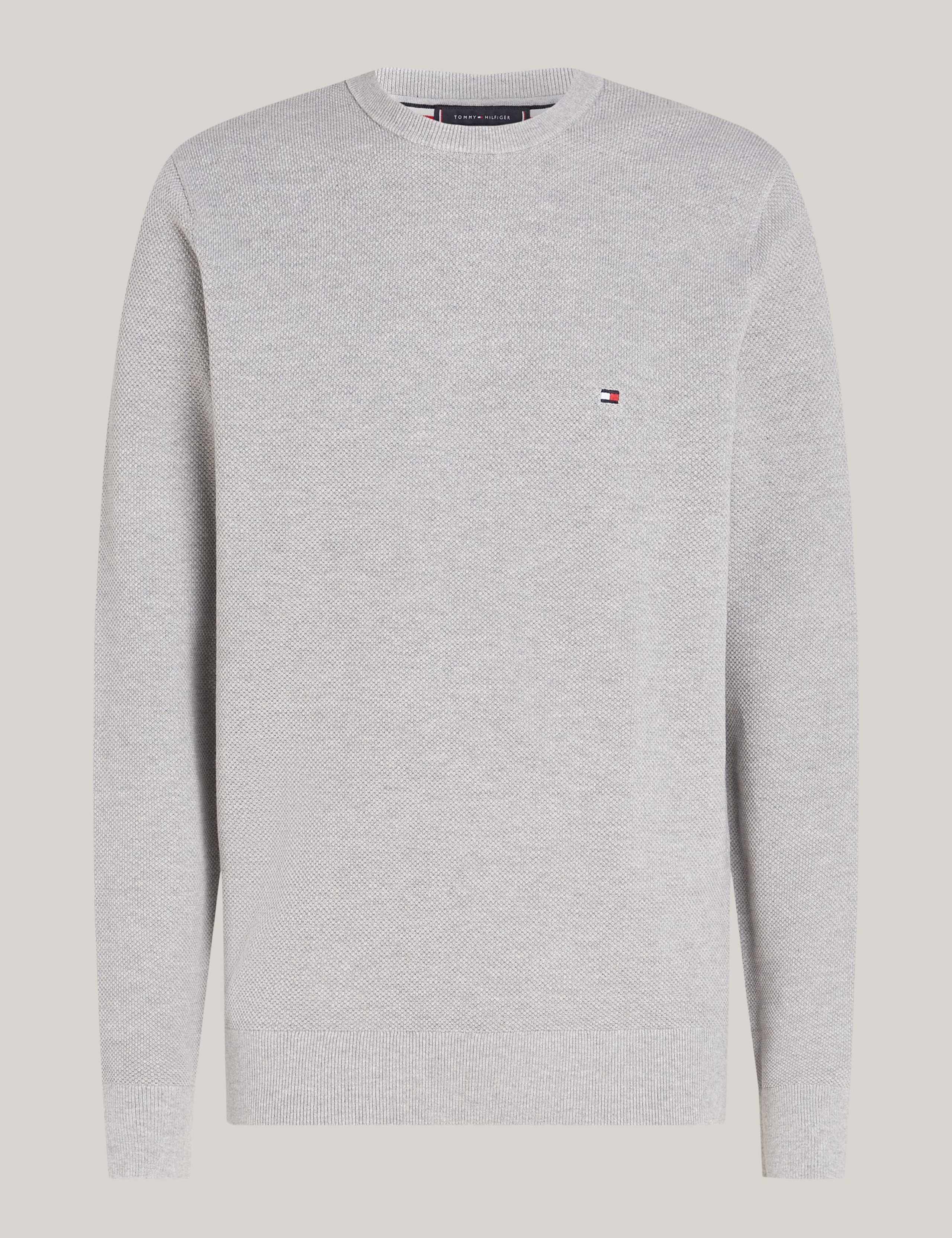 Essential Pure Cotton Crew Neck Jumper 2 of 5