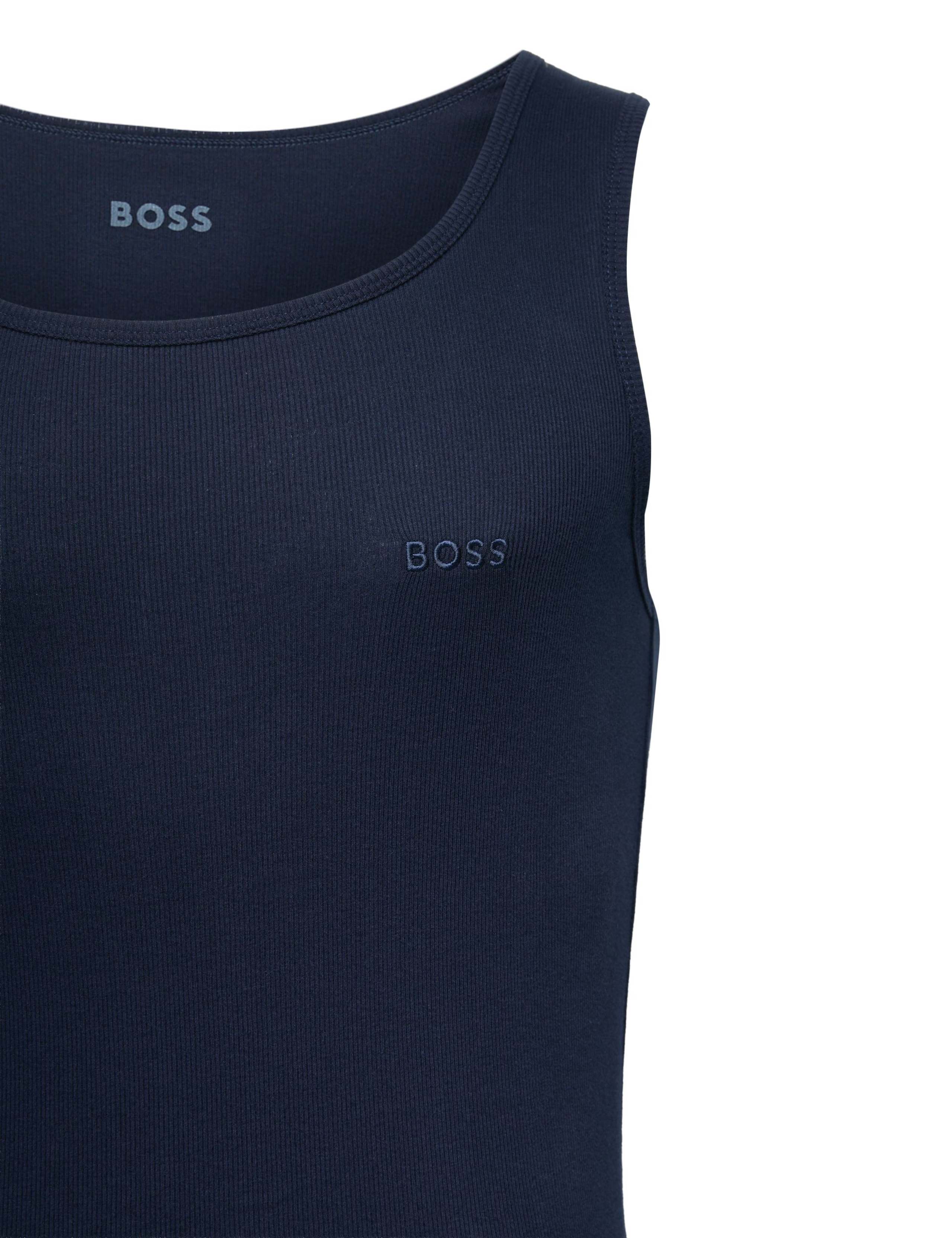 3 Pack Pure Cotton Ribbed Tank Tops 3 of 8