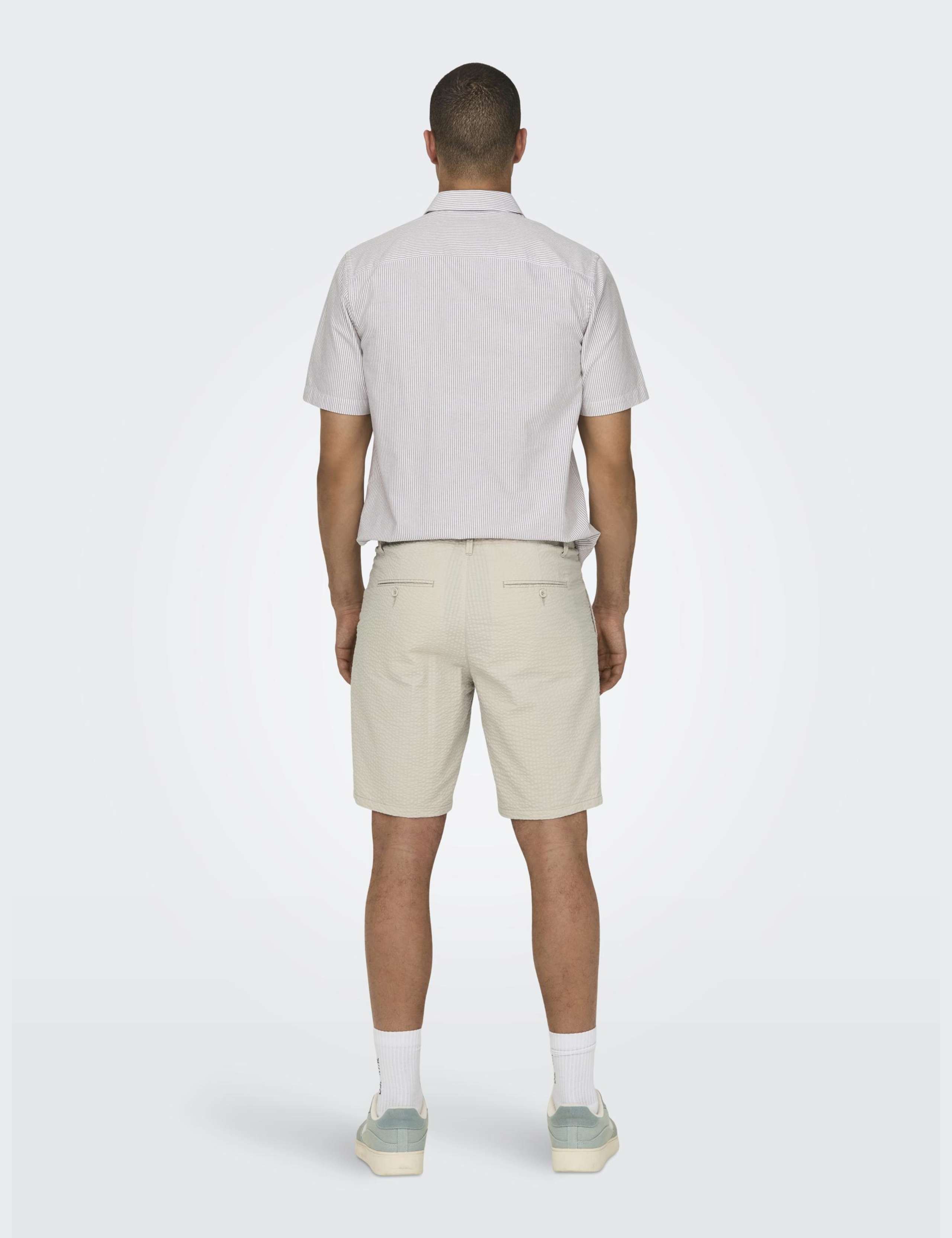 Seersucker Drawstring Shorts 5 of 5