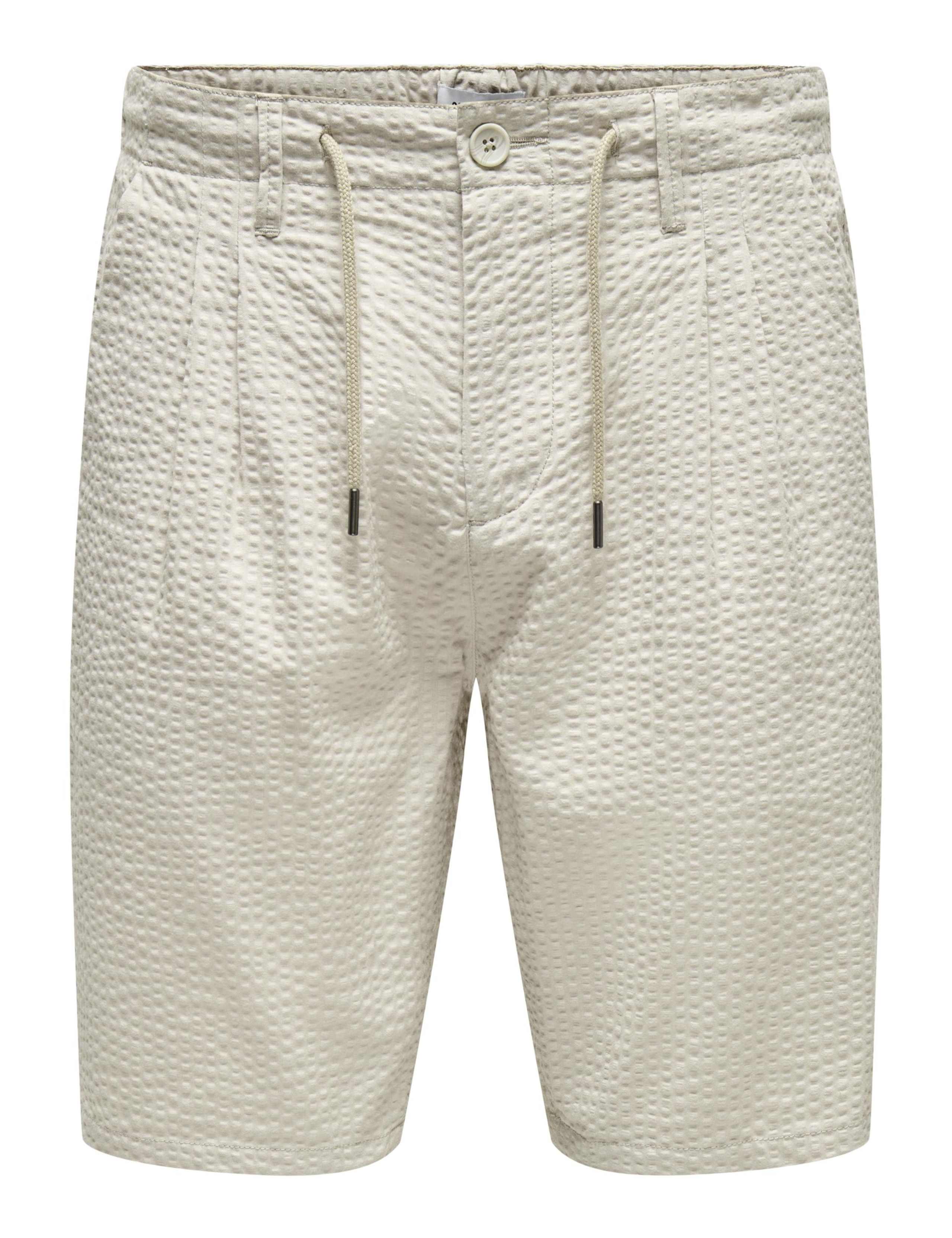Seersucker Drawstring Shorts 2 of 5