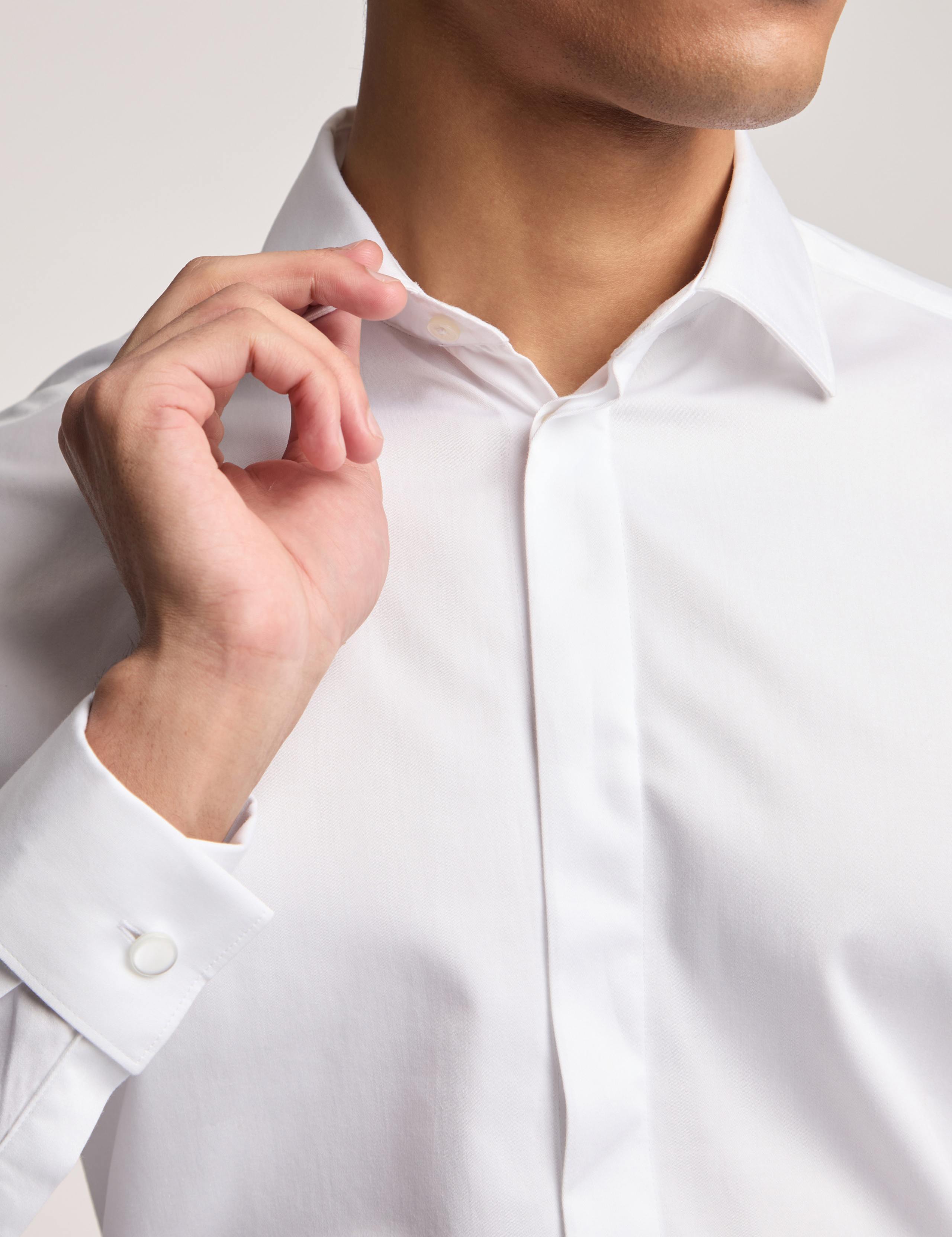Pure Cotton Slim Fit Dress Shirt 3 of 3