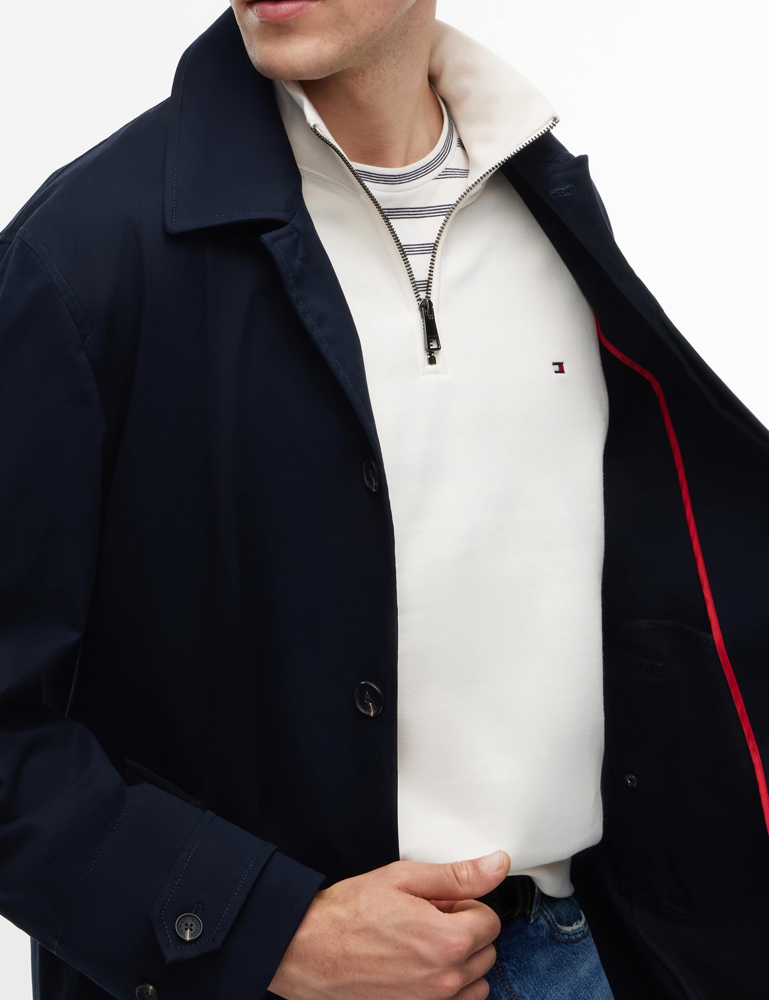 Cotton Rich Lightweight Overcoat 5 of 5