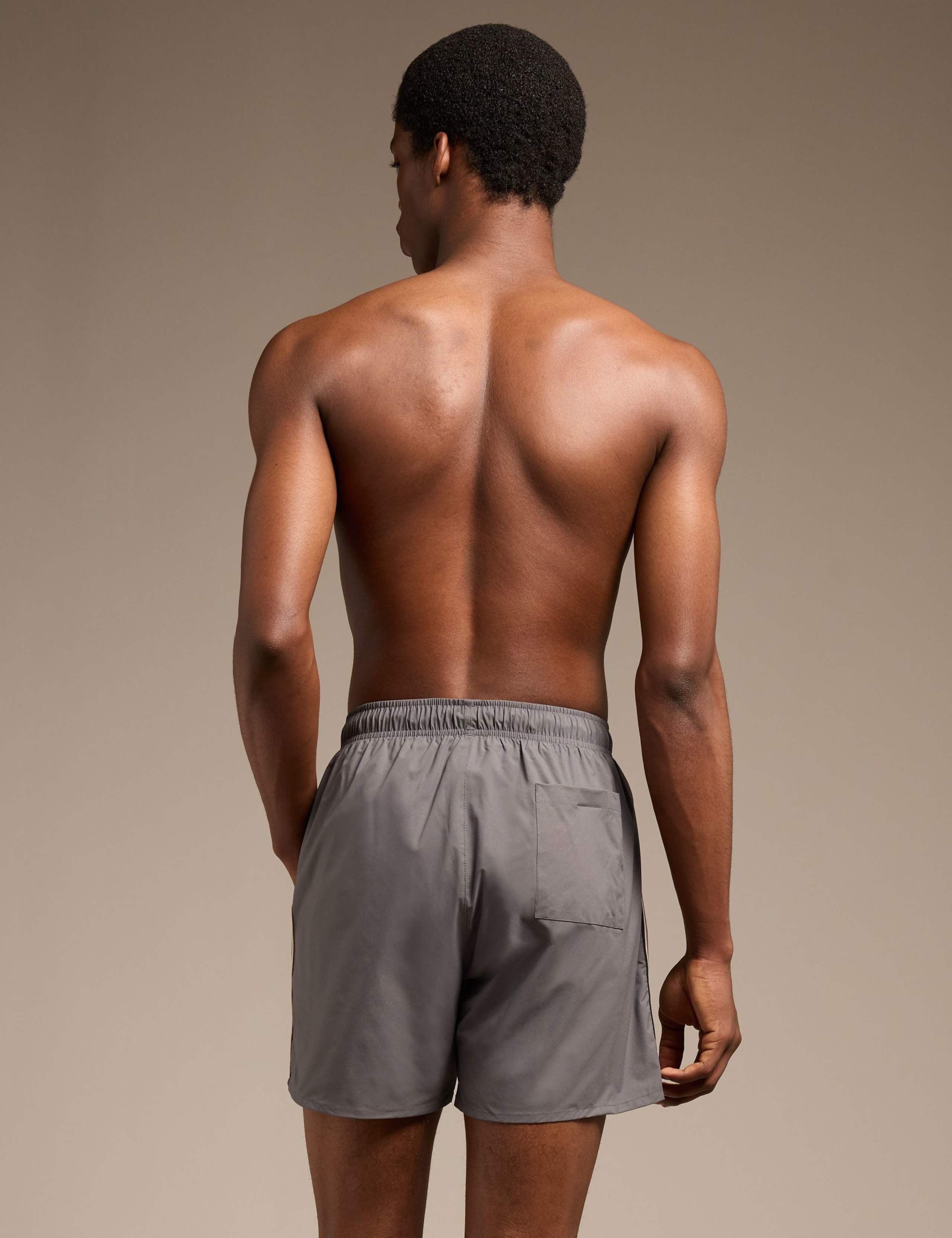 Pocketed Signature Stripe Swim Shorts 6 of 6