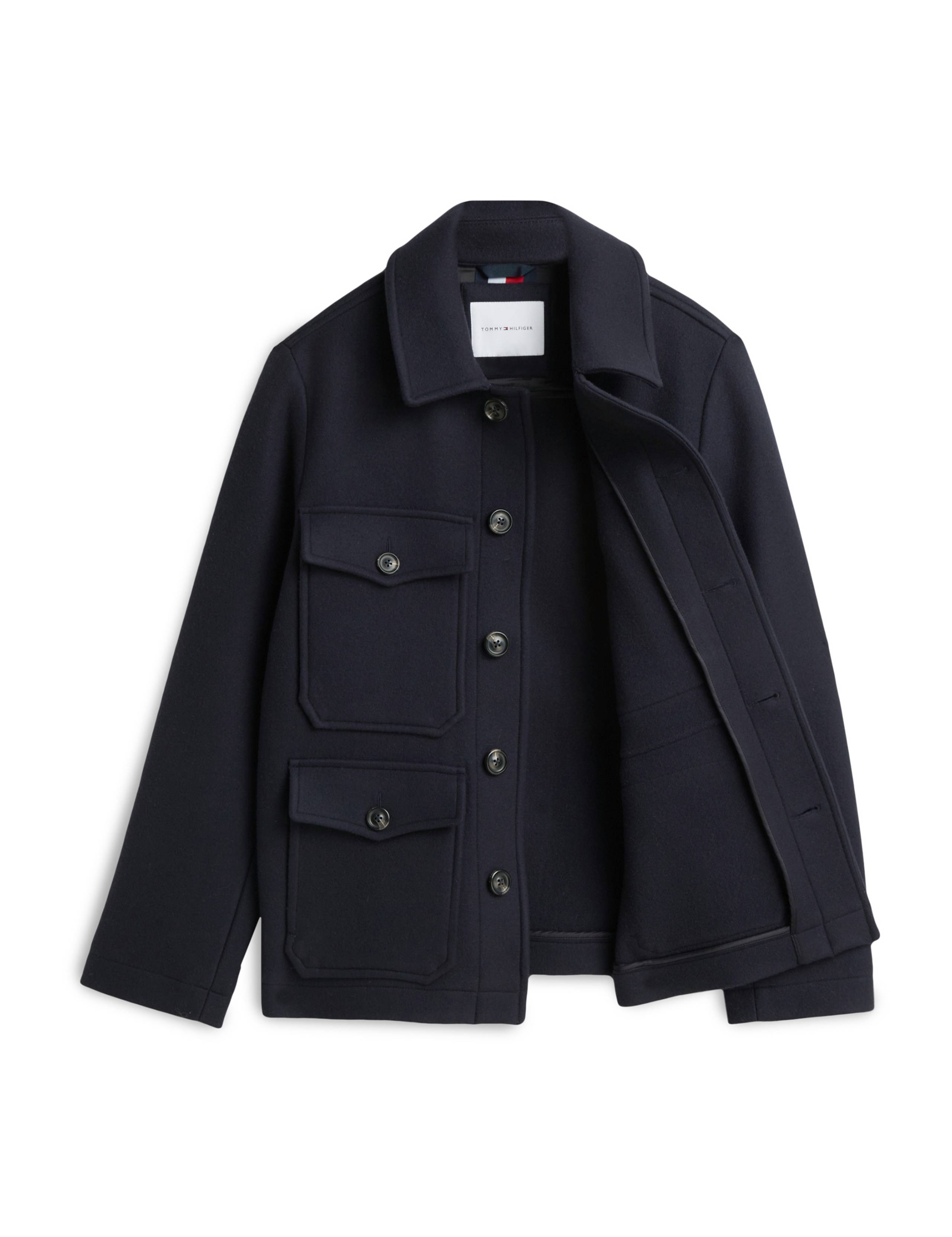 Regular Fit Wool Rich Collared Jacket 2 of 5