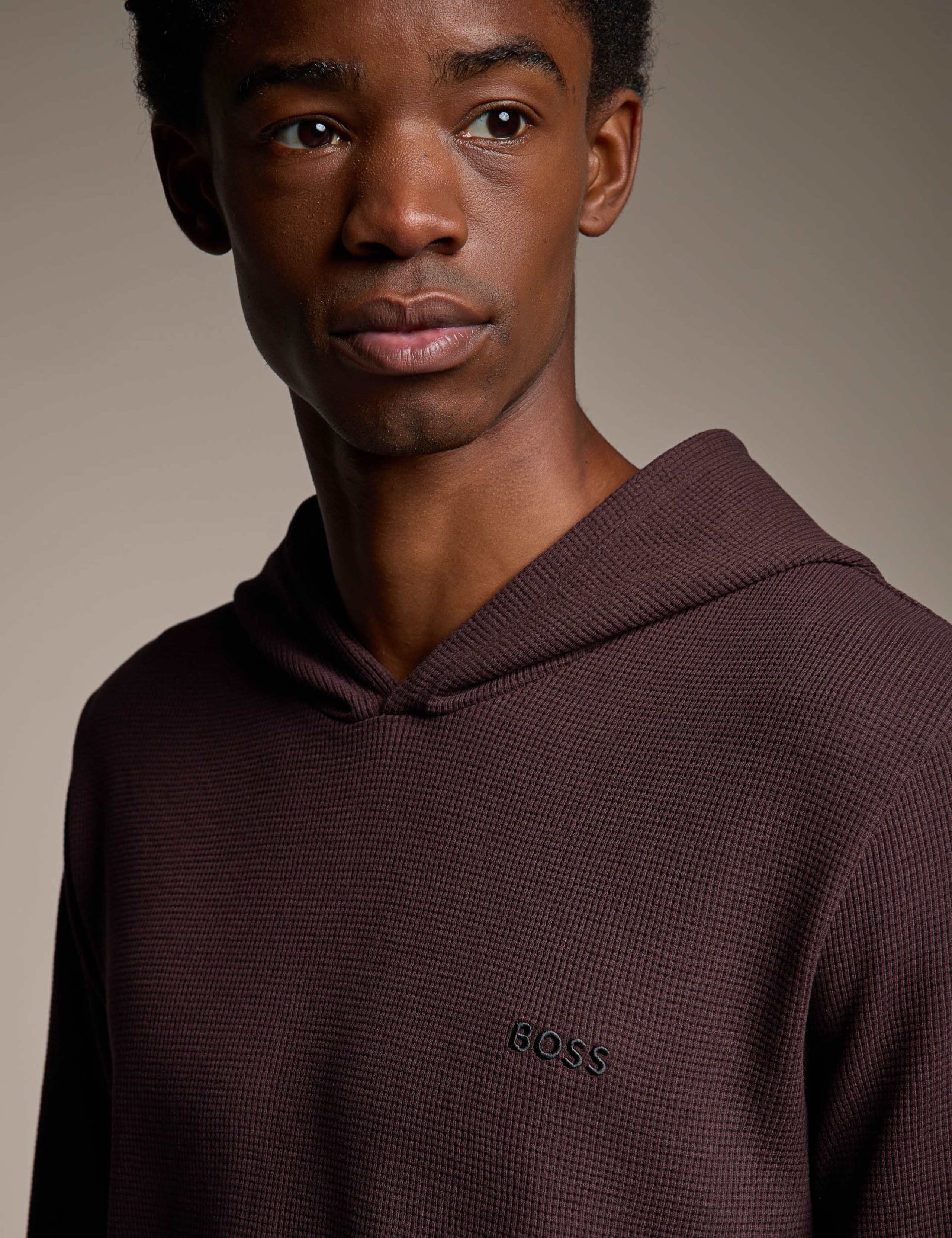 Cotton Rich Waffle Hoodie 3 of 4