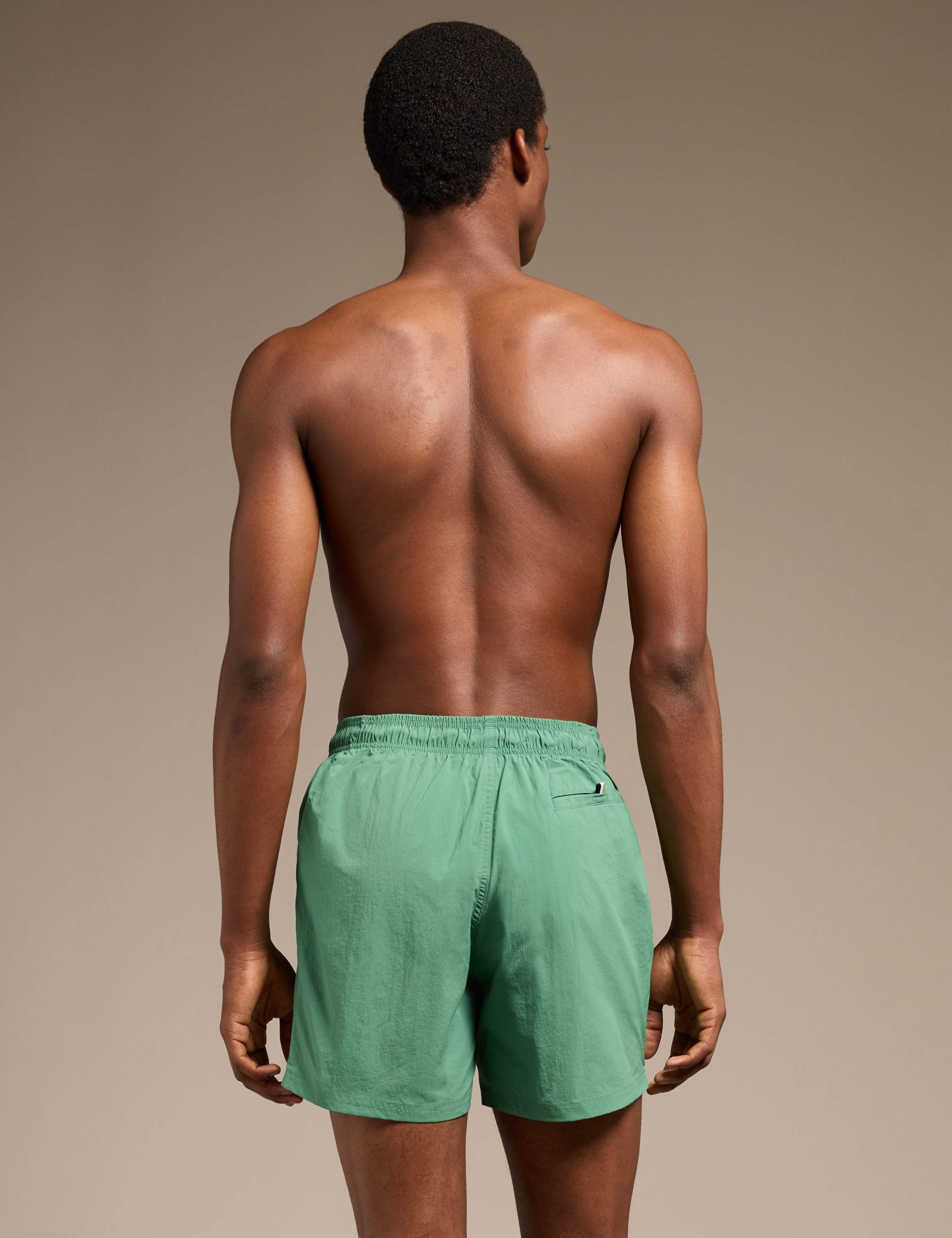 Quick Dry Pocketed Logo Graphic Swim Shorts 6 of 6