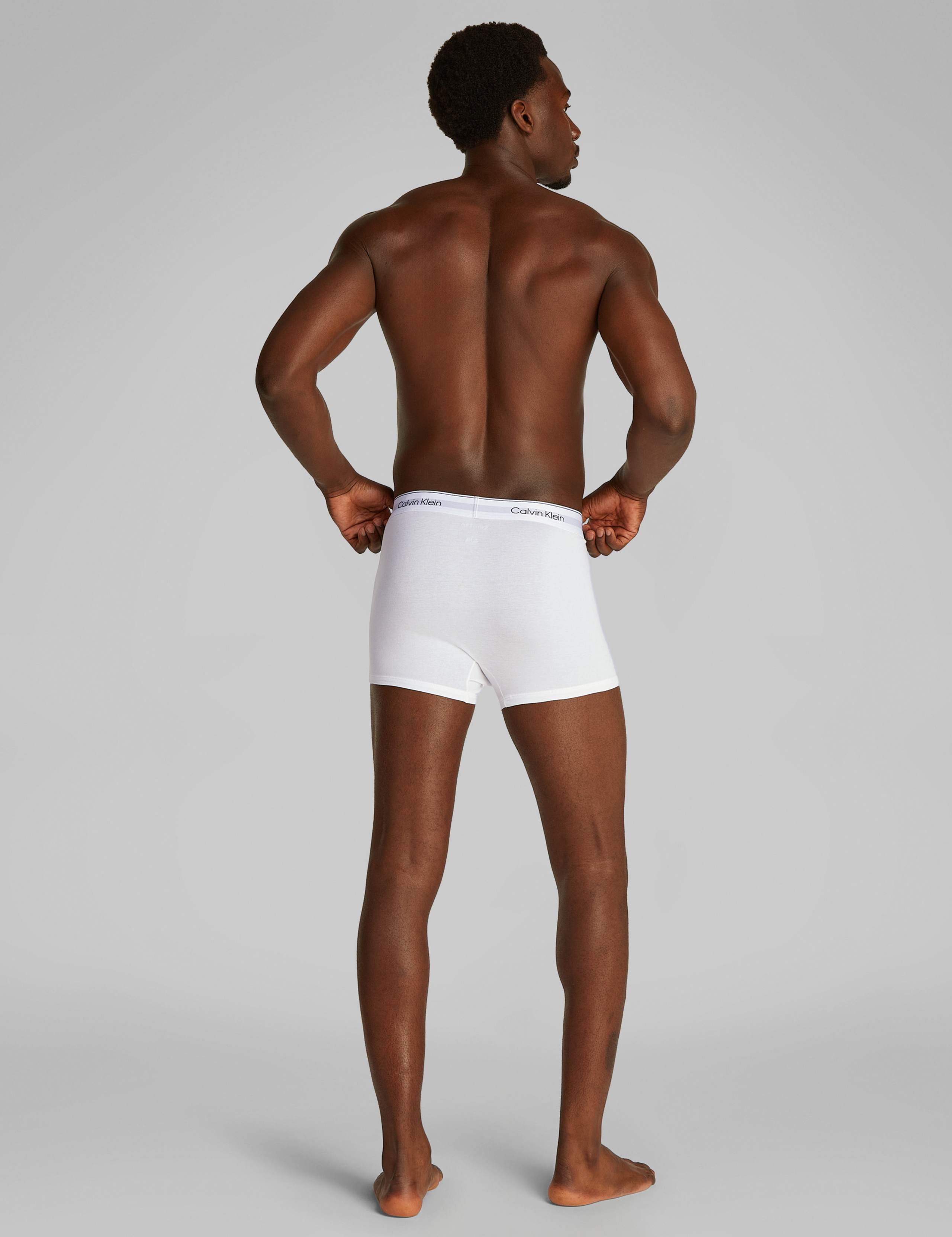 3 Pack Icon Cotton Stretch Dart Trunks 3 of 5