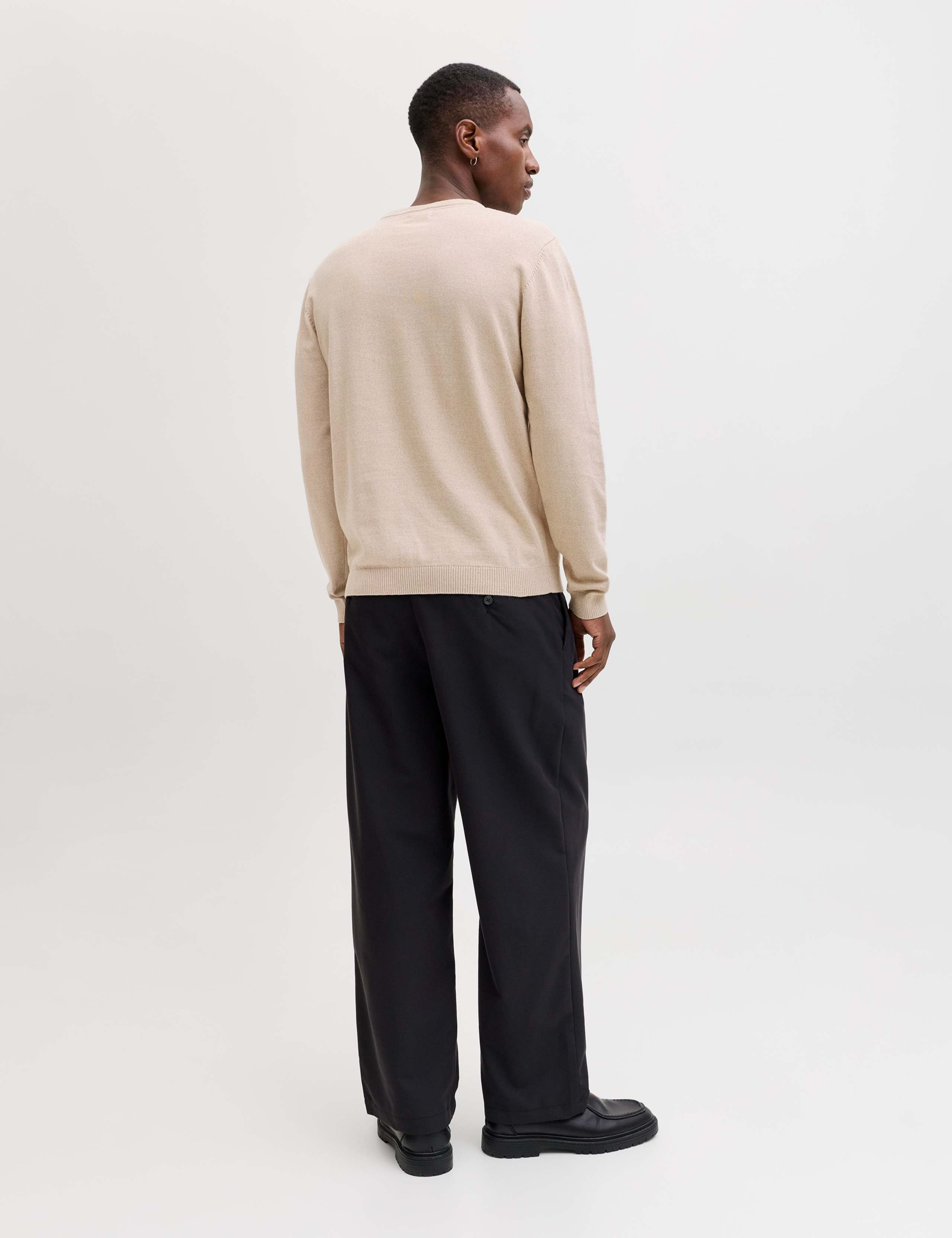 Pure Cotton Crew Neck Jumper 3 of 7