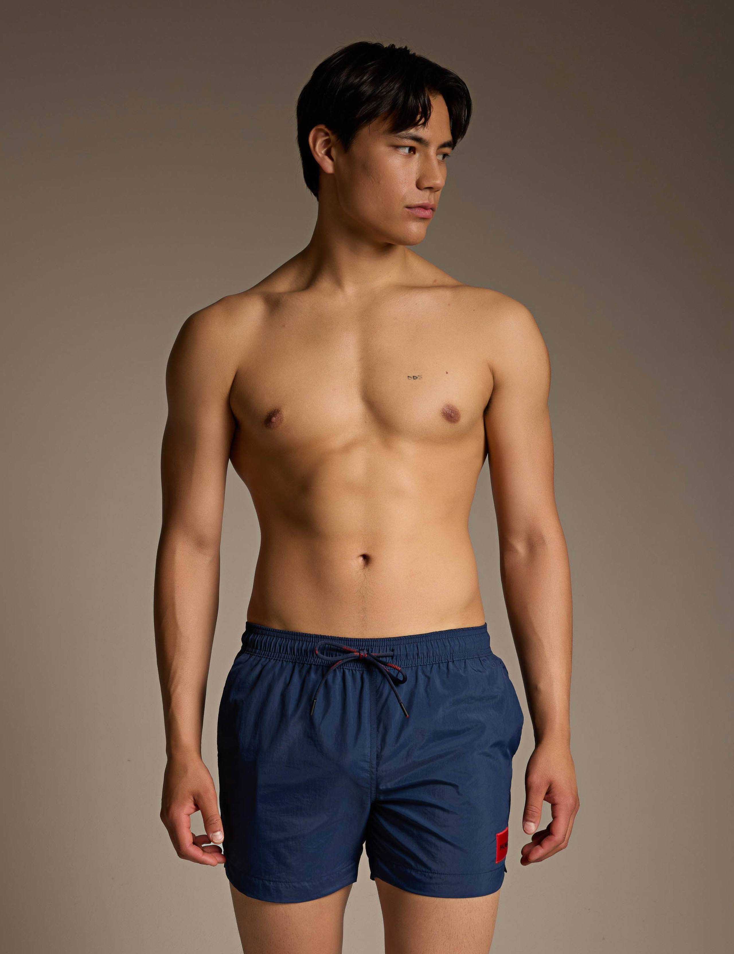 Dominica Swim Shorts with Logo Label 2 of 4