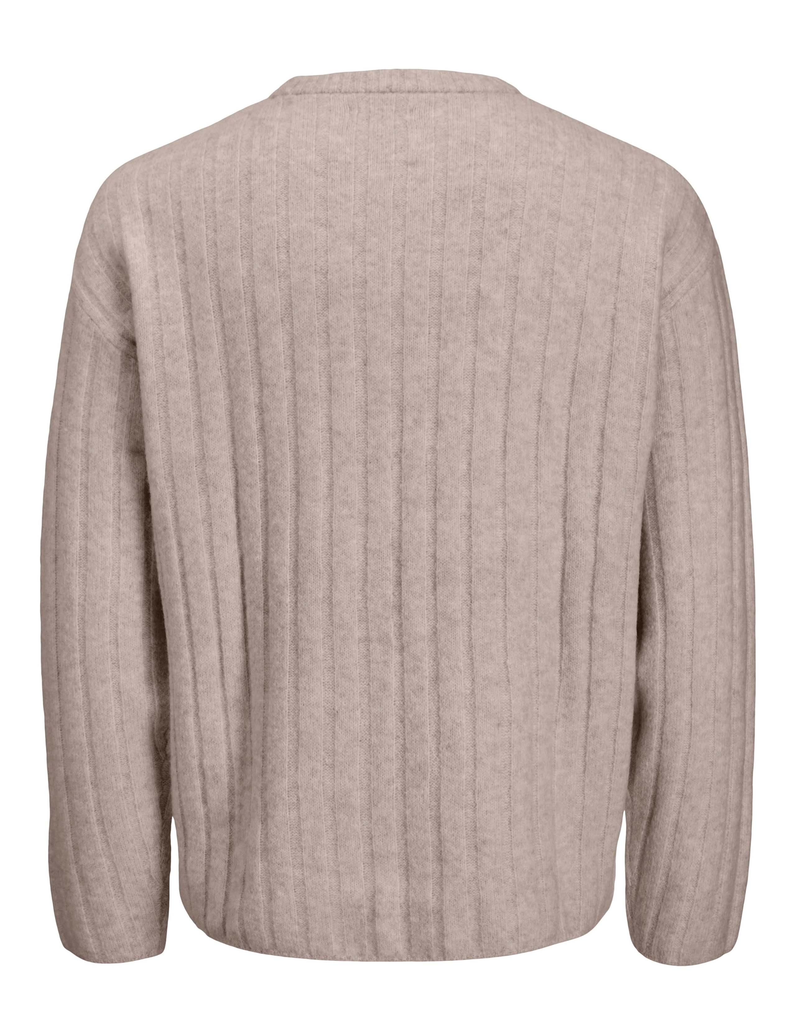 Flat Rib Knit Crew Neck Jumper 2 of 2