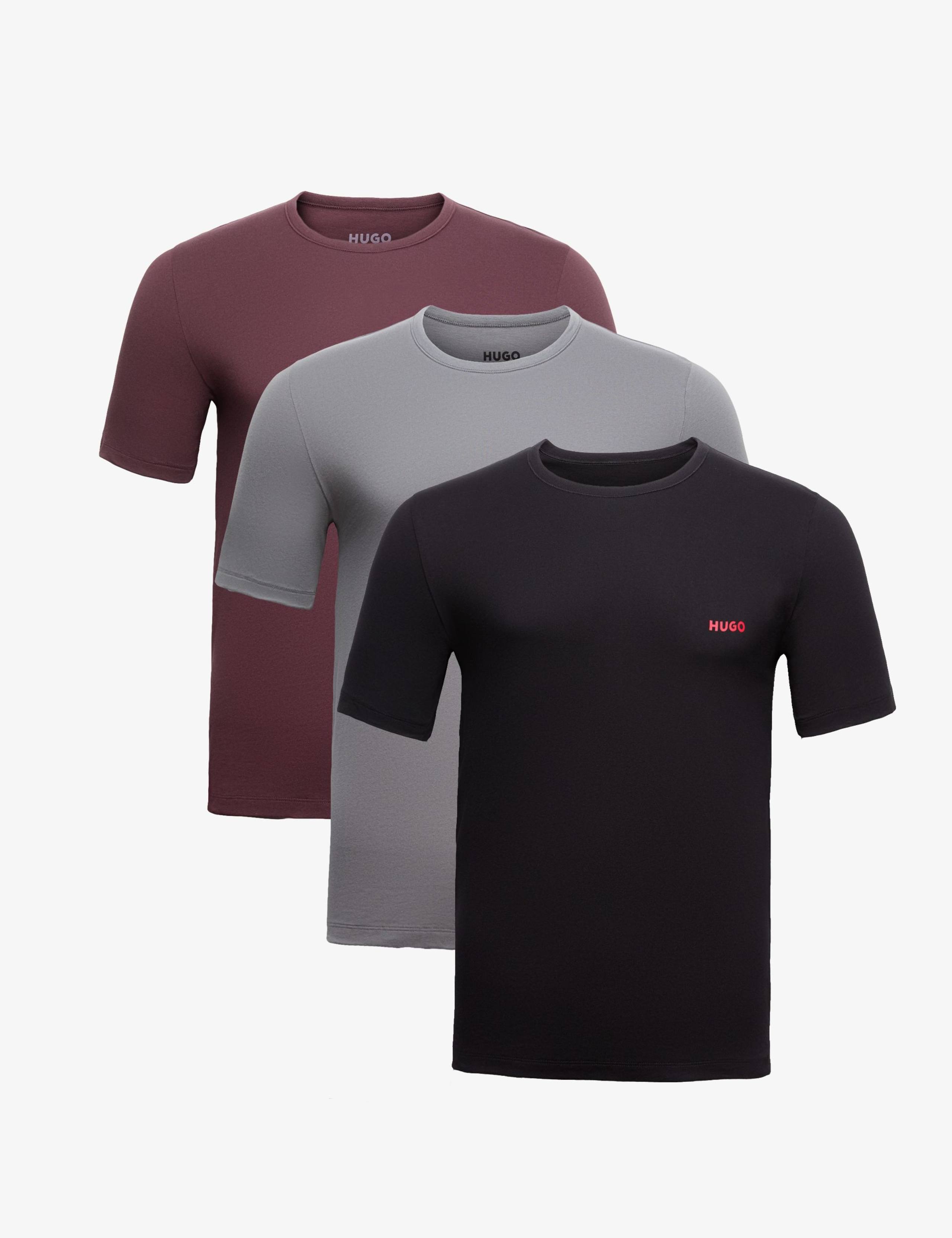 3pk Pure Cotton Crew Neck T-Shirts 1 of 2