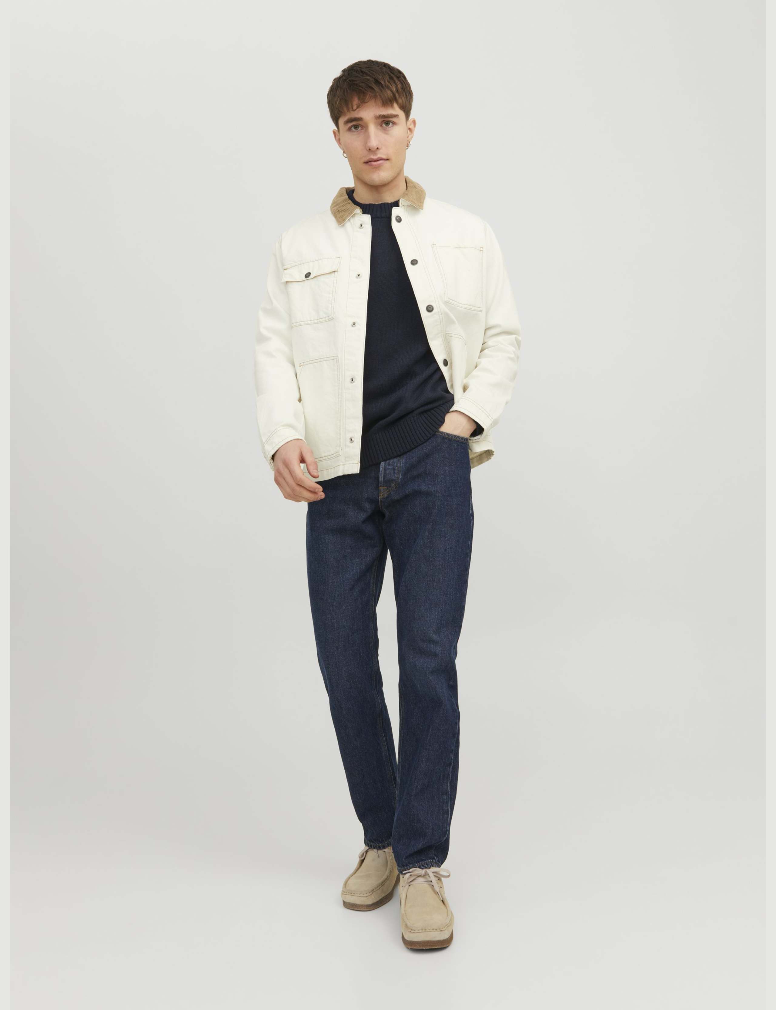 Loose Fit Pure Cotton 5 Pocket Jeans 3 of 8