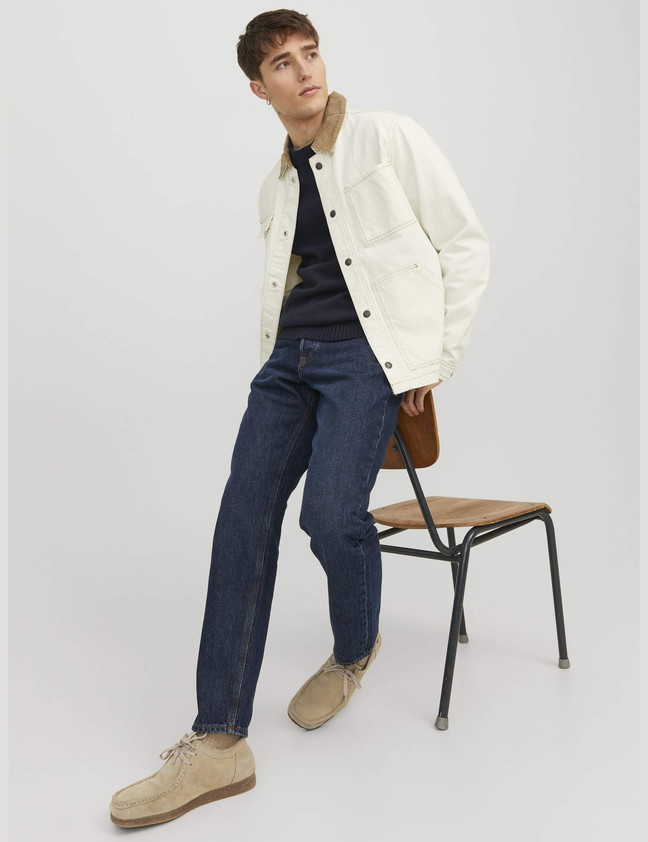 Loose Fit Pure Cotton 5 Pocket Jeans 6 of 8