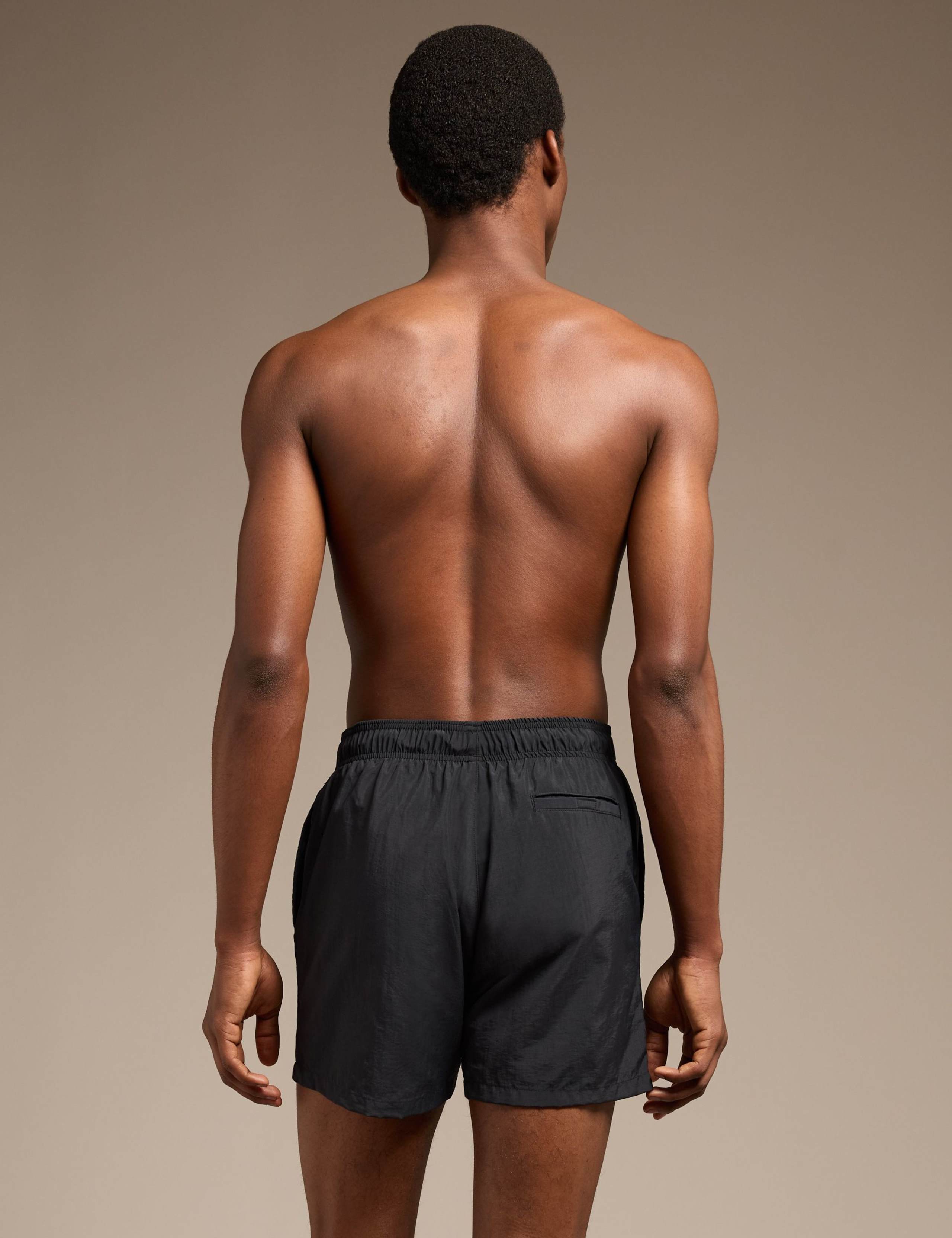 Quick Dry Pocketed Logo Graphic Swim Shorts 4 of 6