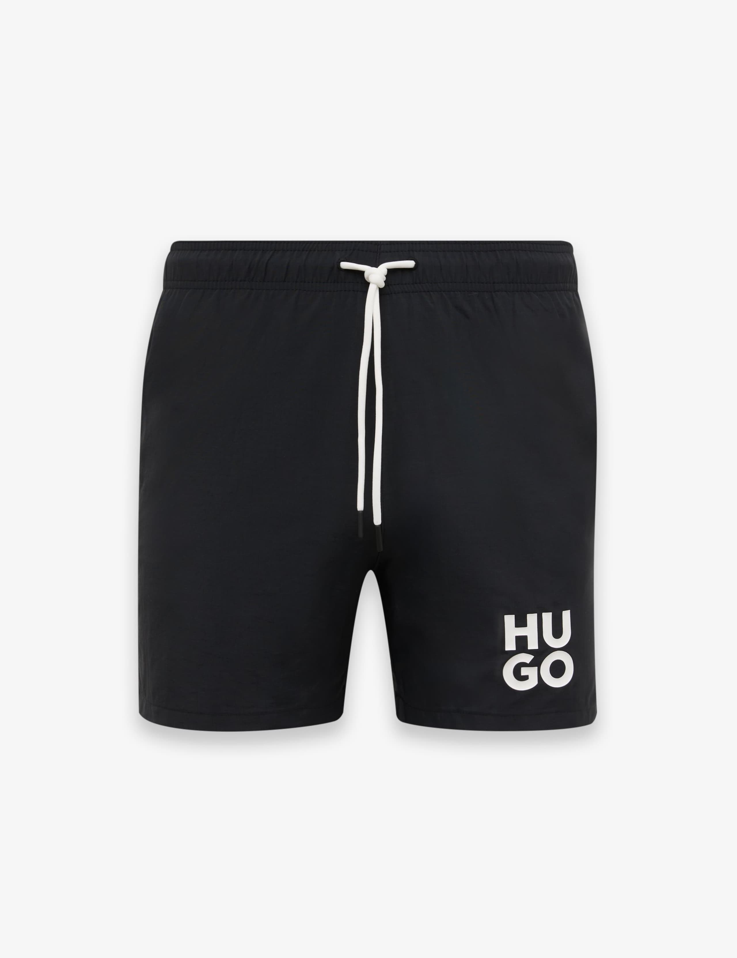 Quick Dry Pocketed Logo Graphic Swim Shorts 2 of 6