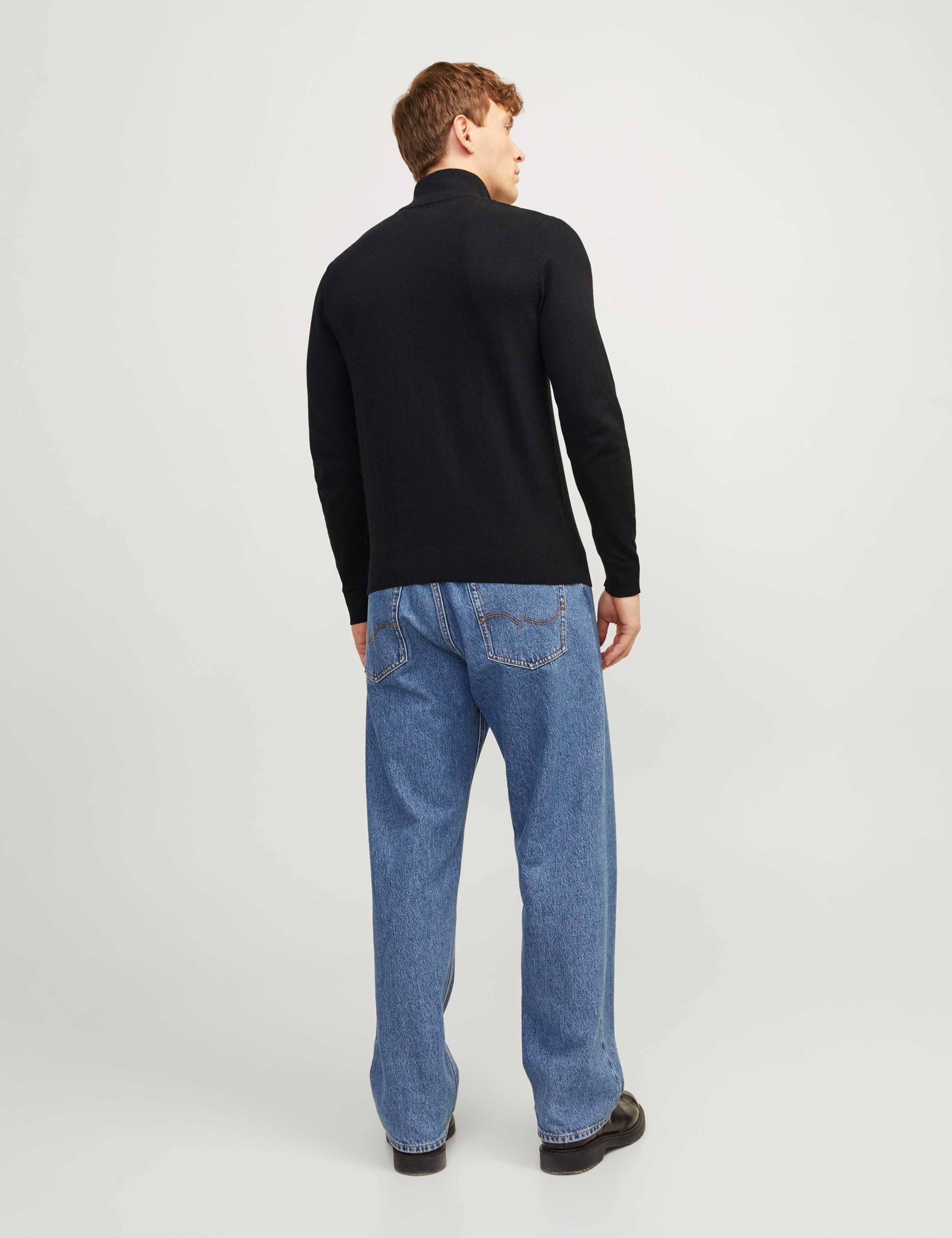Cotton Rich Half Zip Jumper 5 of 7