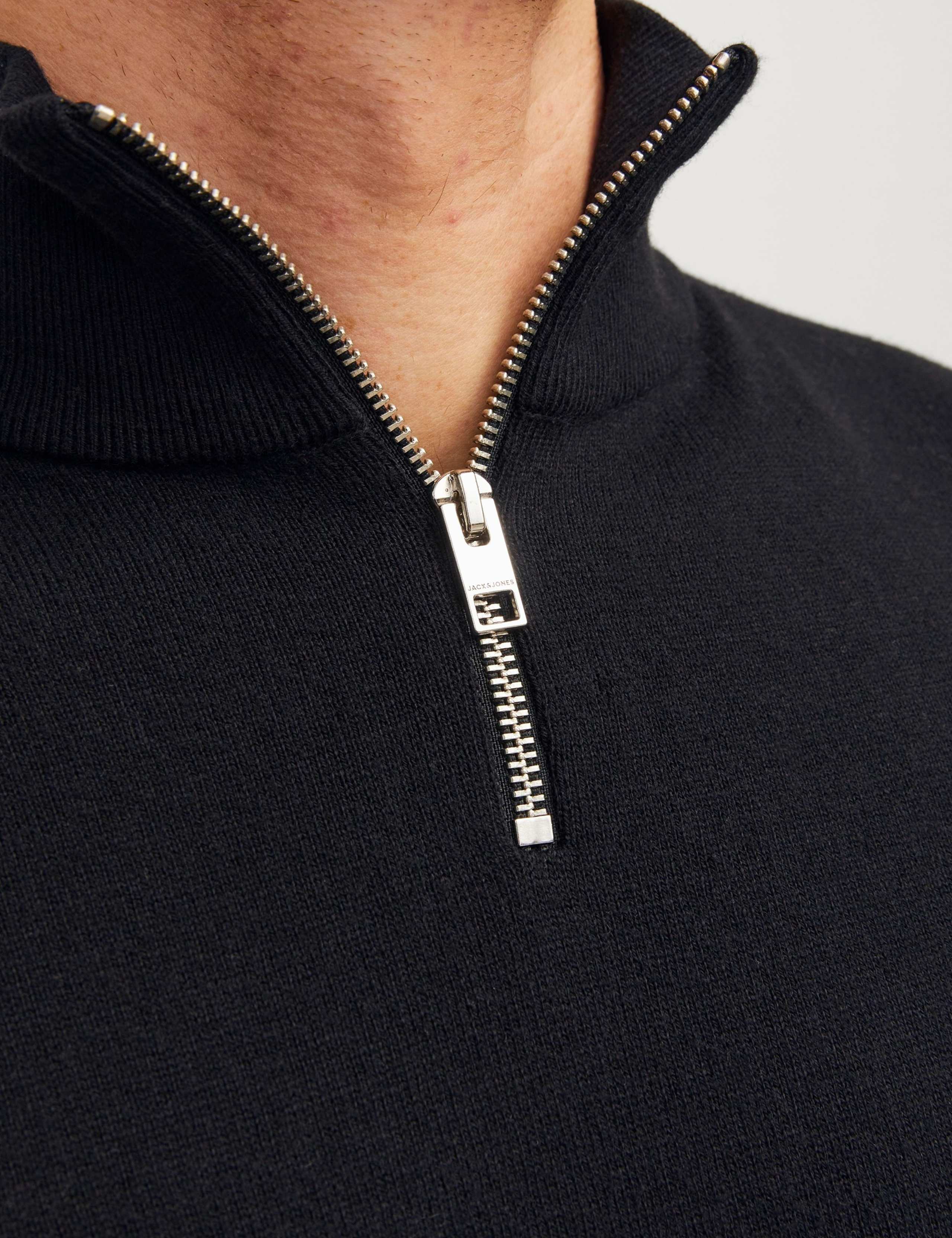 Cotton Rich Half Zip Jumper 6 of 7