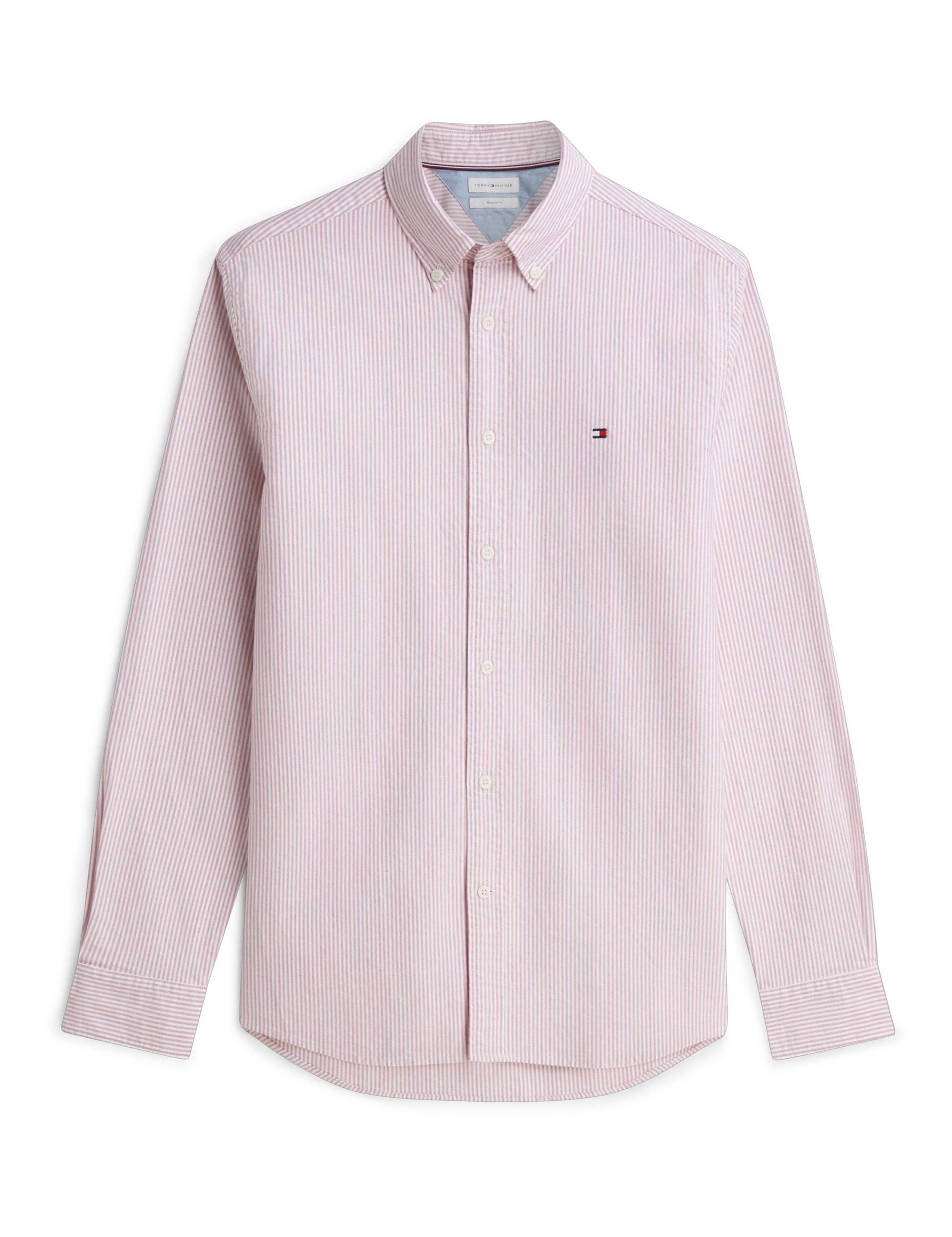 Regular Fit Pure Cotton Striped Oxford Shirt 1 of 2