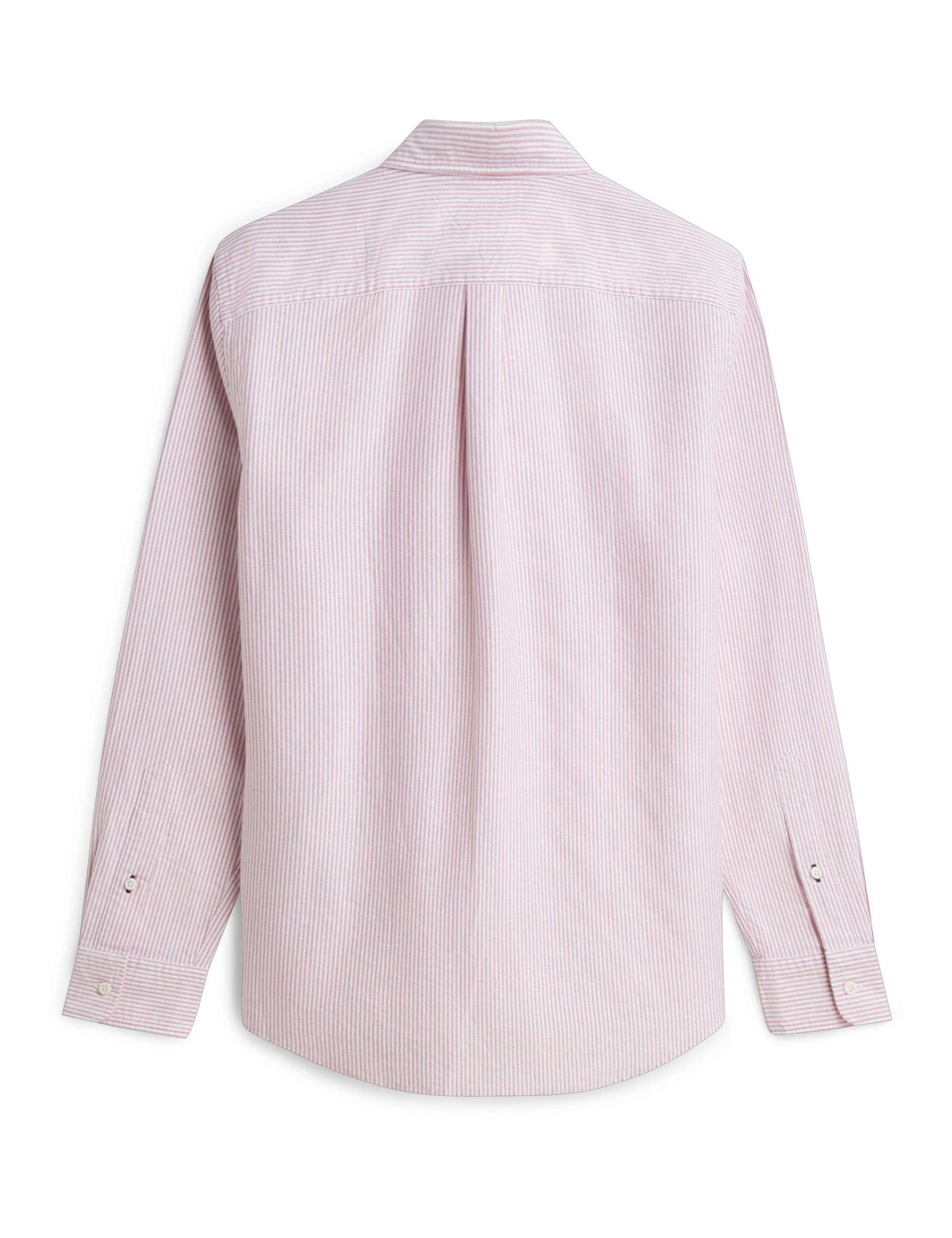 Regular Fit Pure Cotton Striped Oxford Shirt 2 of 2