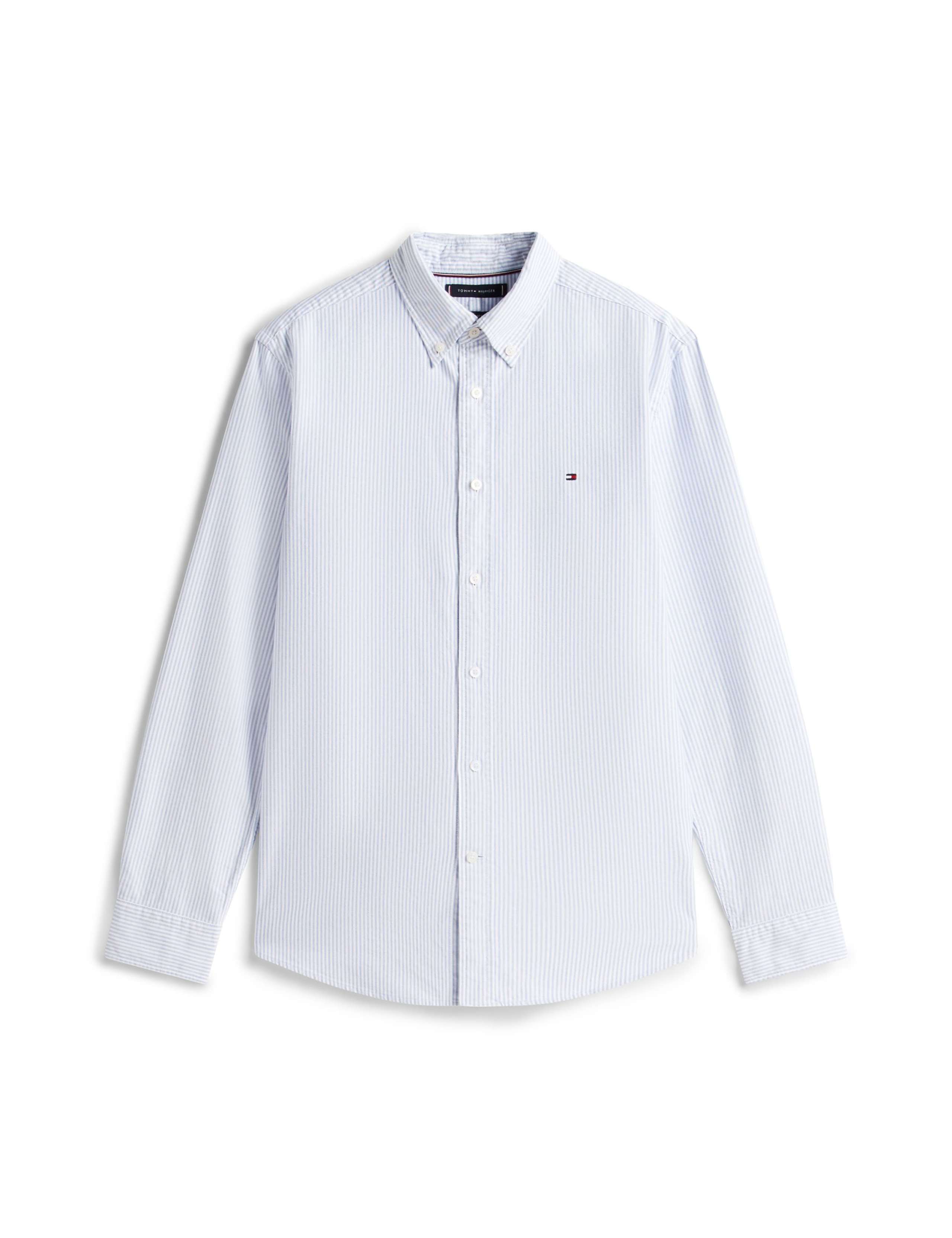 Regular Fit Pure Cotton Striped Oxford Shirt 2 of 5