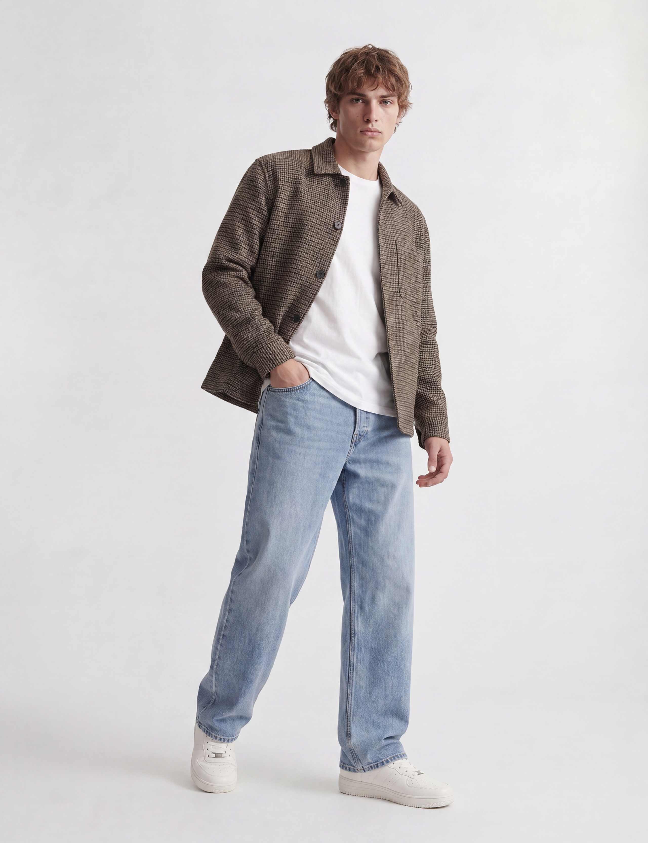 Regular Fit Checked Overshirt 4 of 6