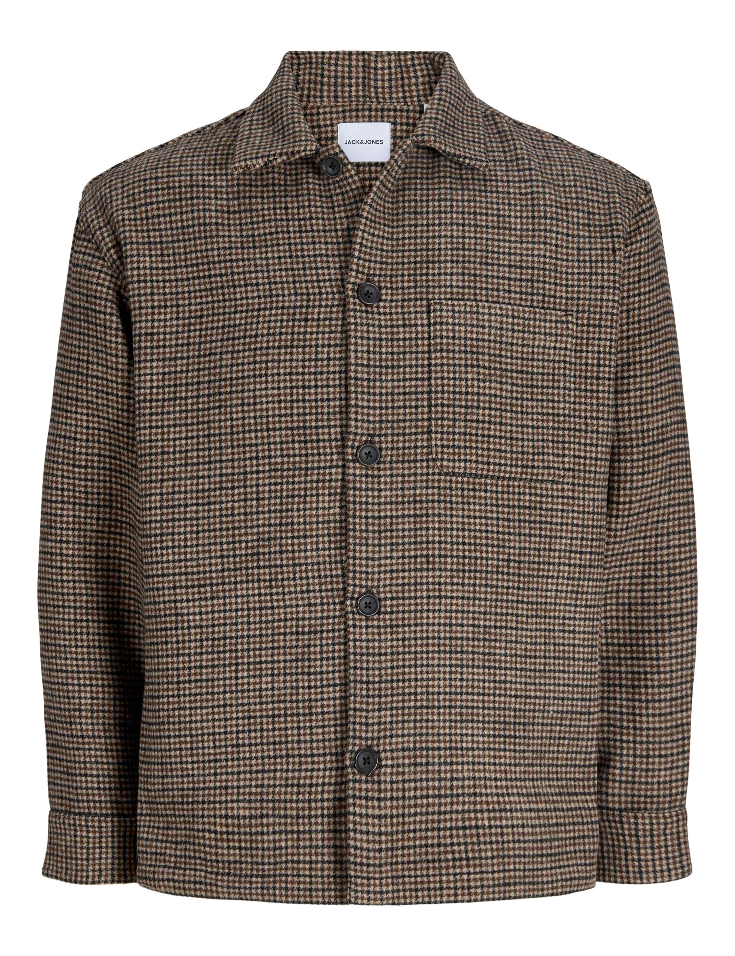 Regular Fit Checked Overshirt 2 of 6