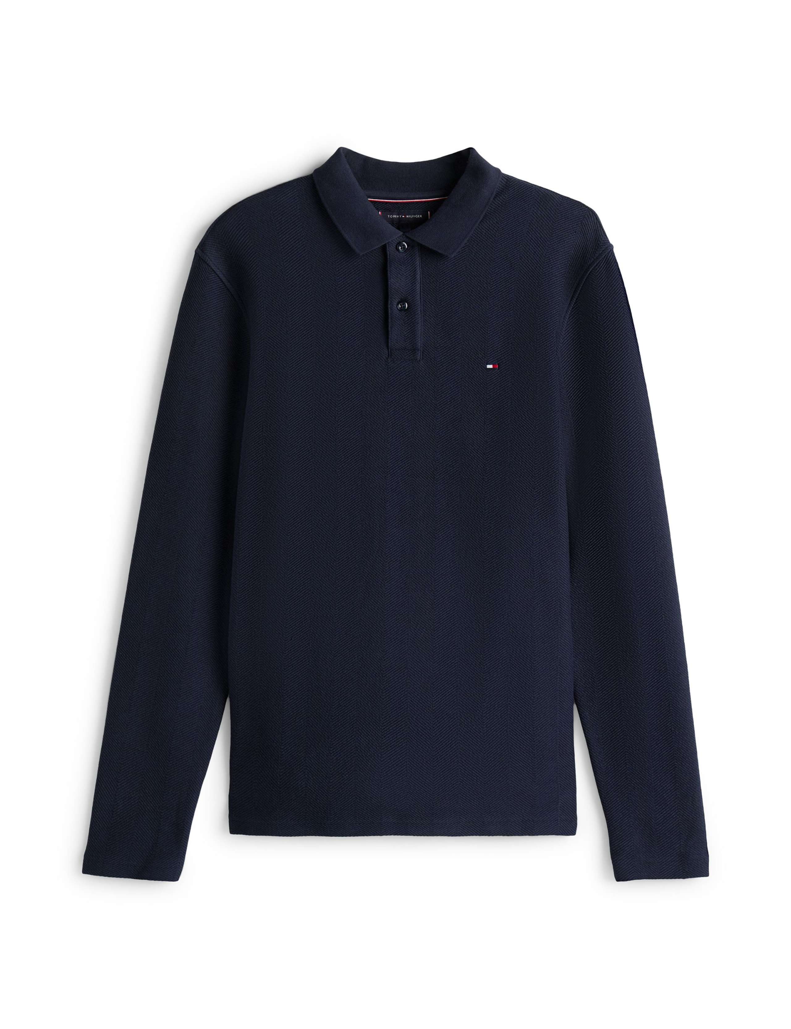 Pure Cotton Long Sleeve Polo Shirt 2 of 5