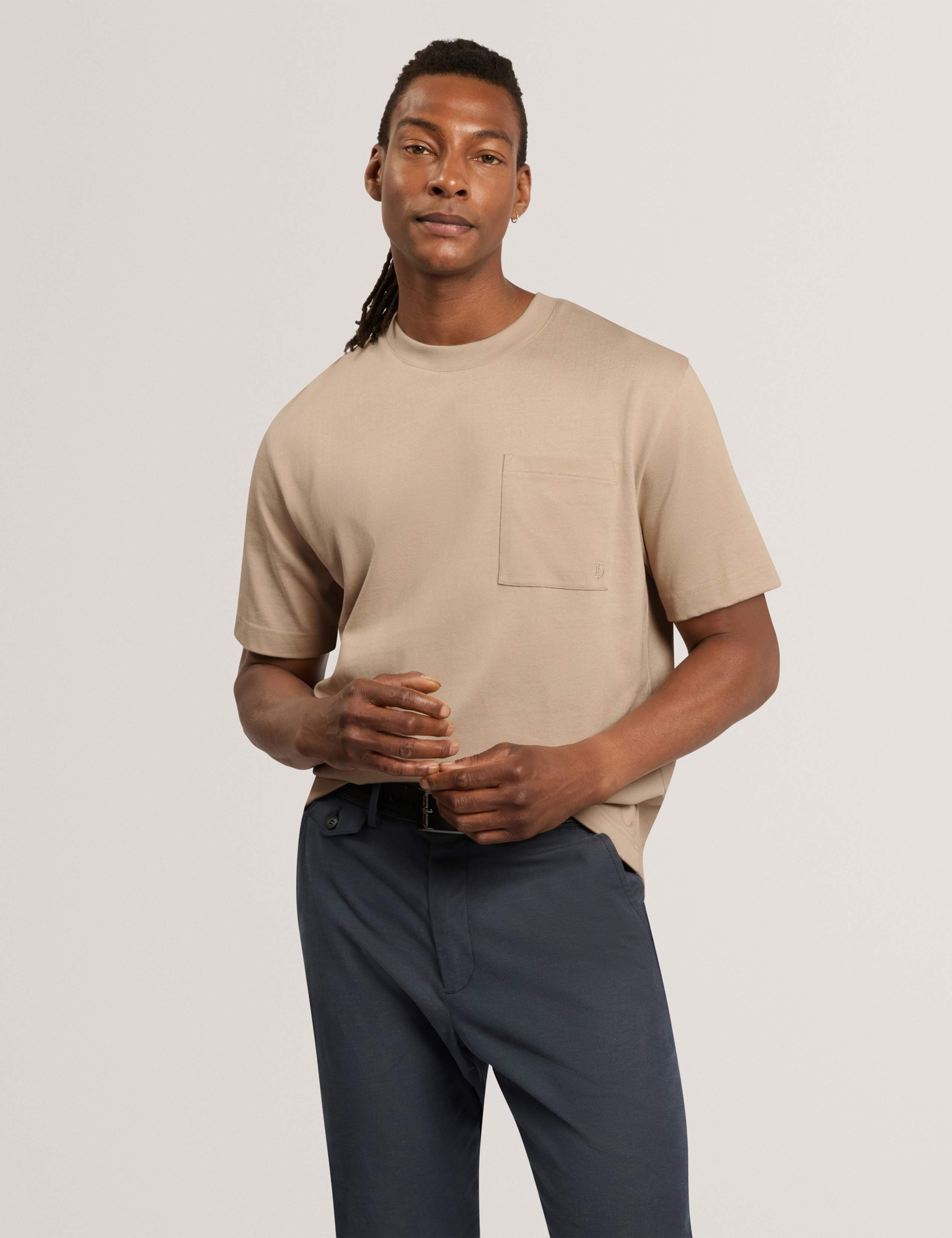 Pure Cotton Crew Neck T-Shirt 1 of 6