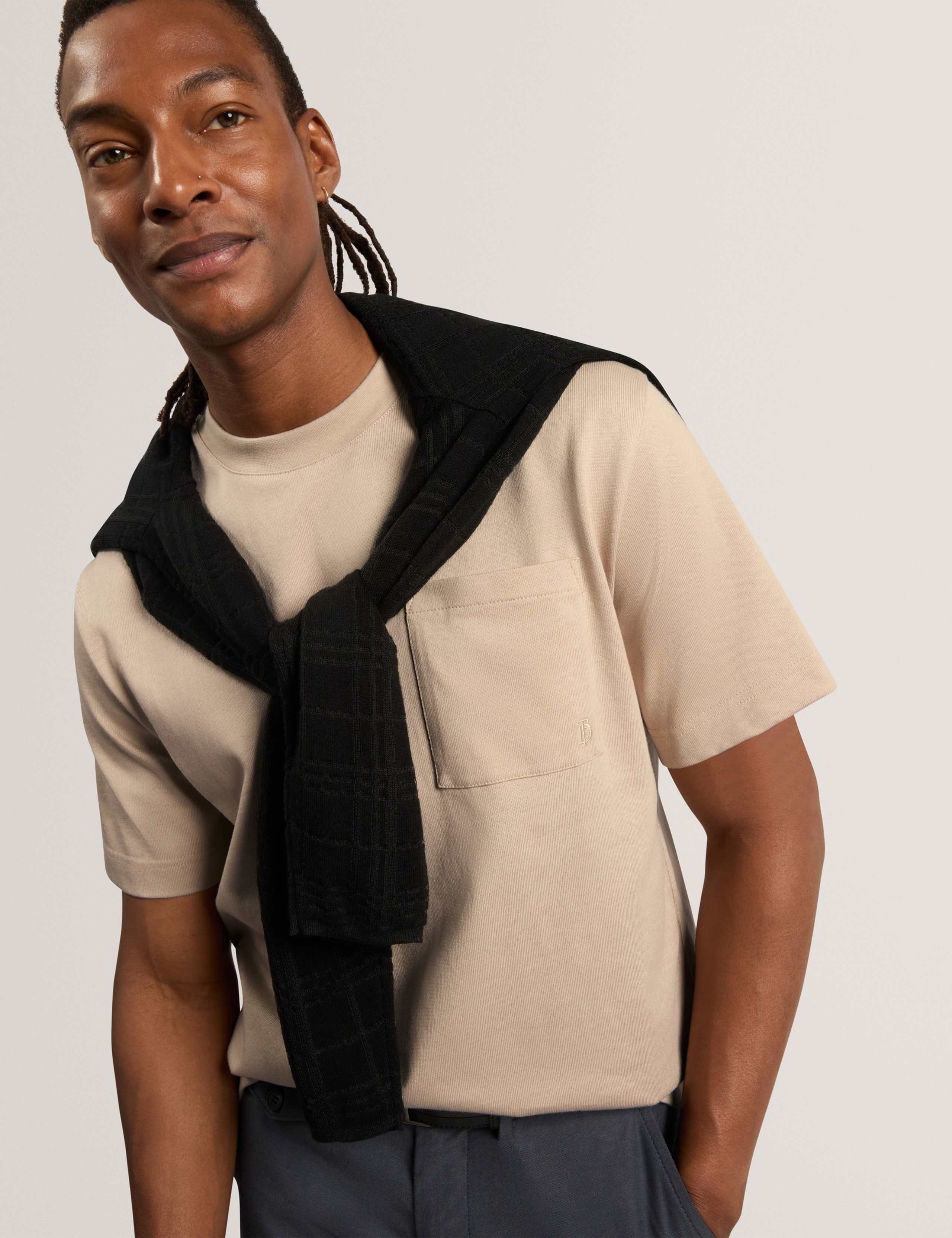 Pure Cotton Crew Neck T-Shirt 5 of 6