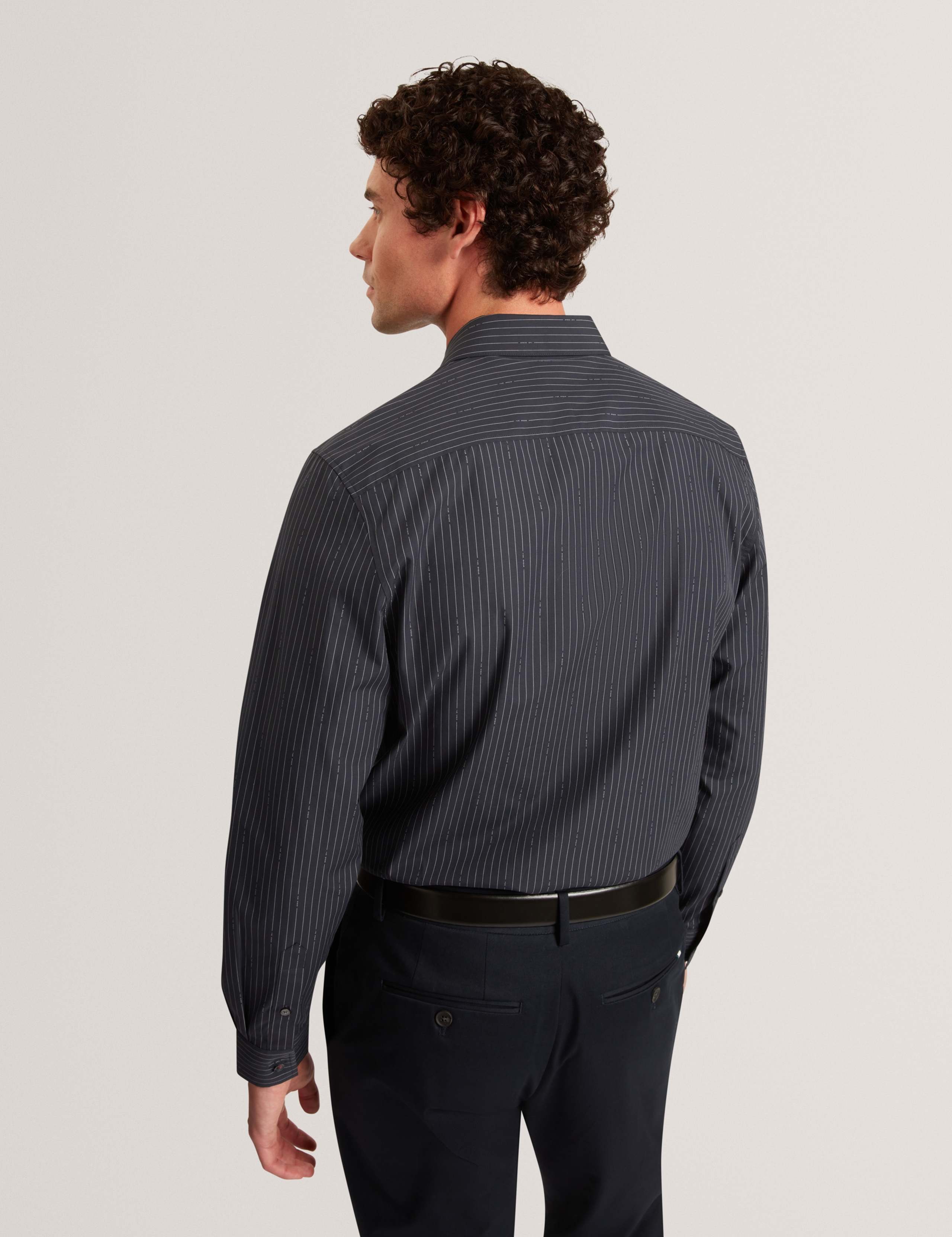 Regular Fit Pure Cotton Pinstripe Shirt 4 of 7