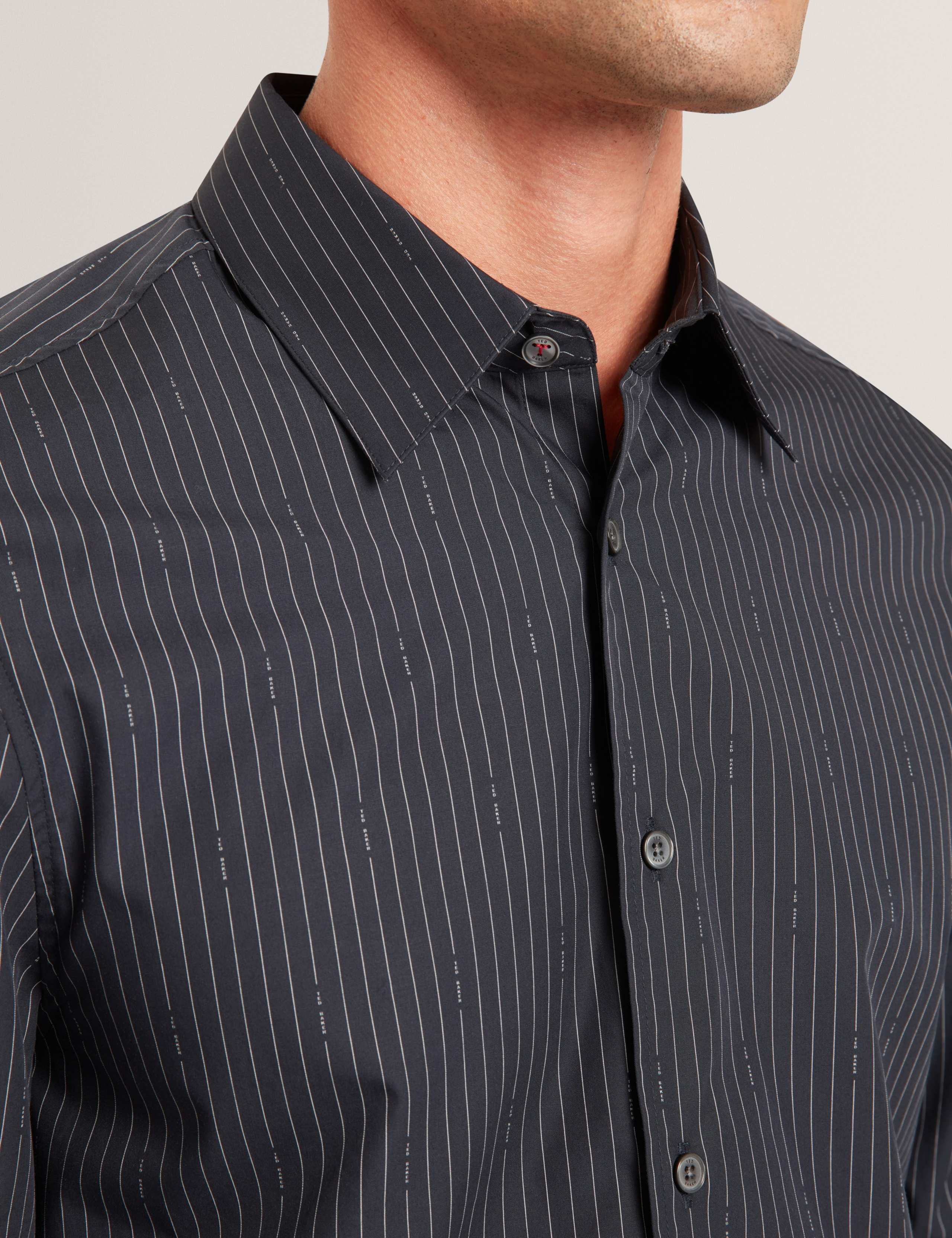 Regular Fit Pure Cotton Pinstripe Shirt 6 of 7