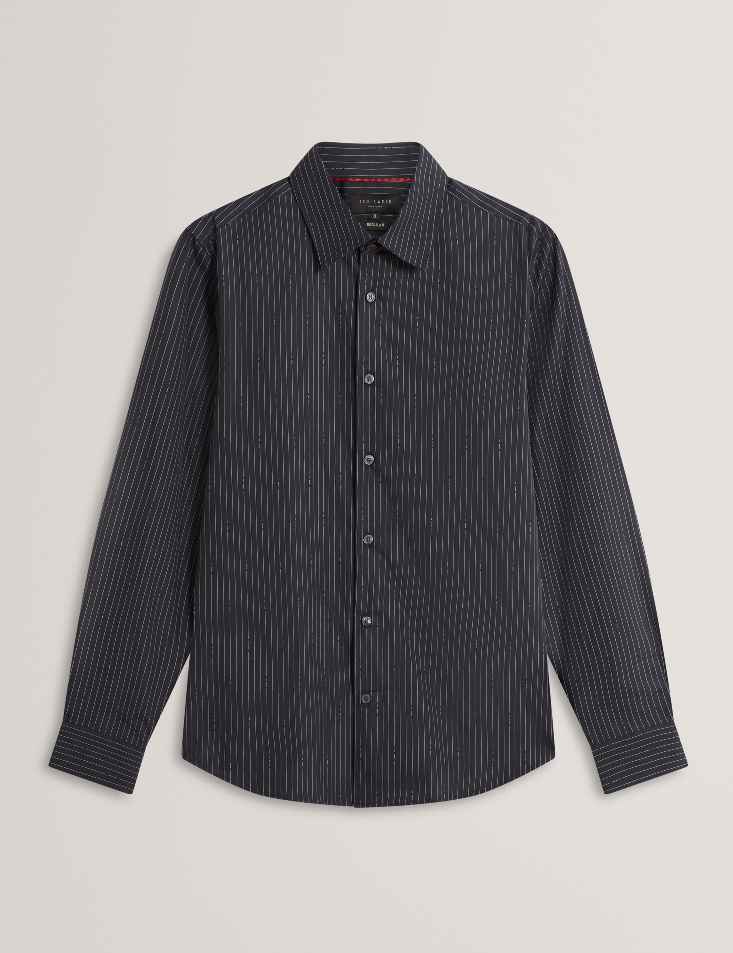 Regular Fit Pure Cotton Pinstripe Shirt 2 of 7
