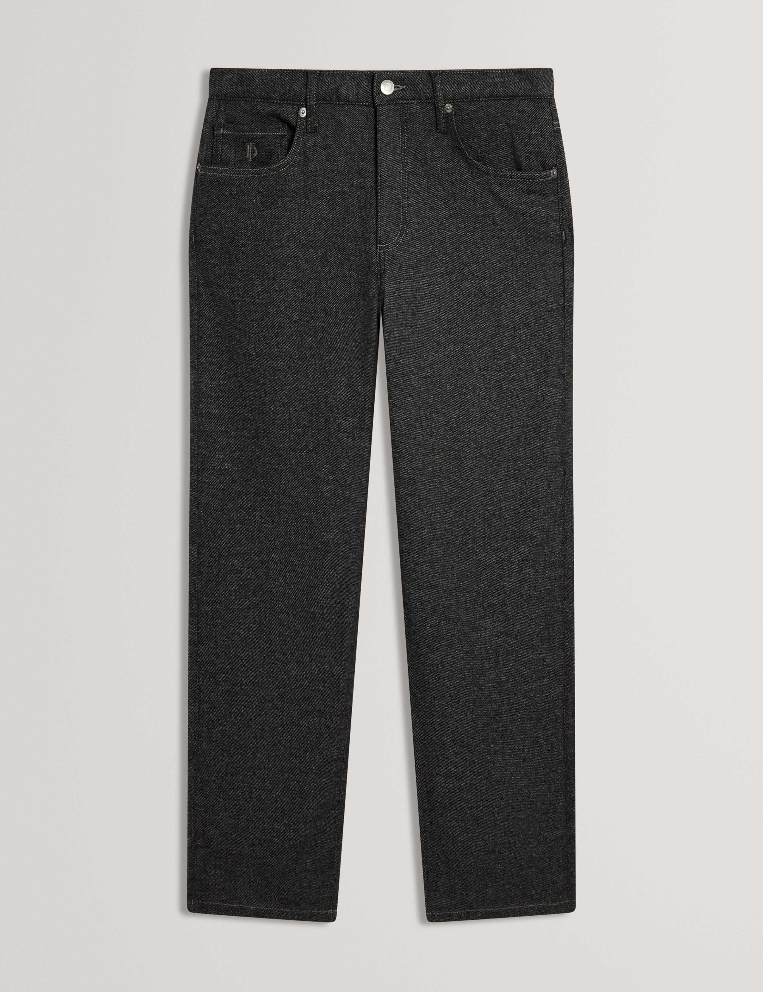 Straight Leg Wool Blend Trousers 5 of 6