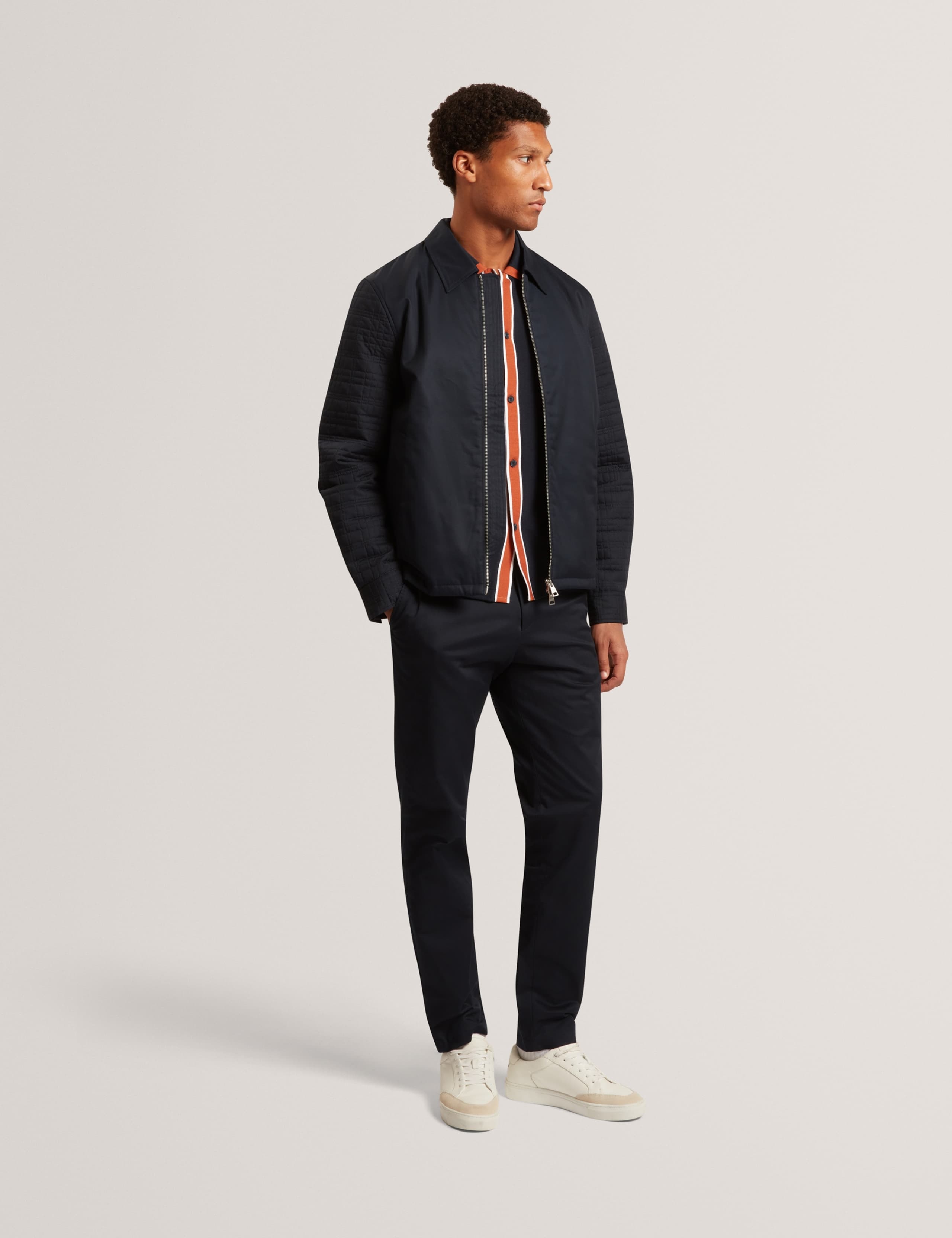 Cotton Blend Bomber Jacket 5 of 7