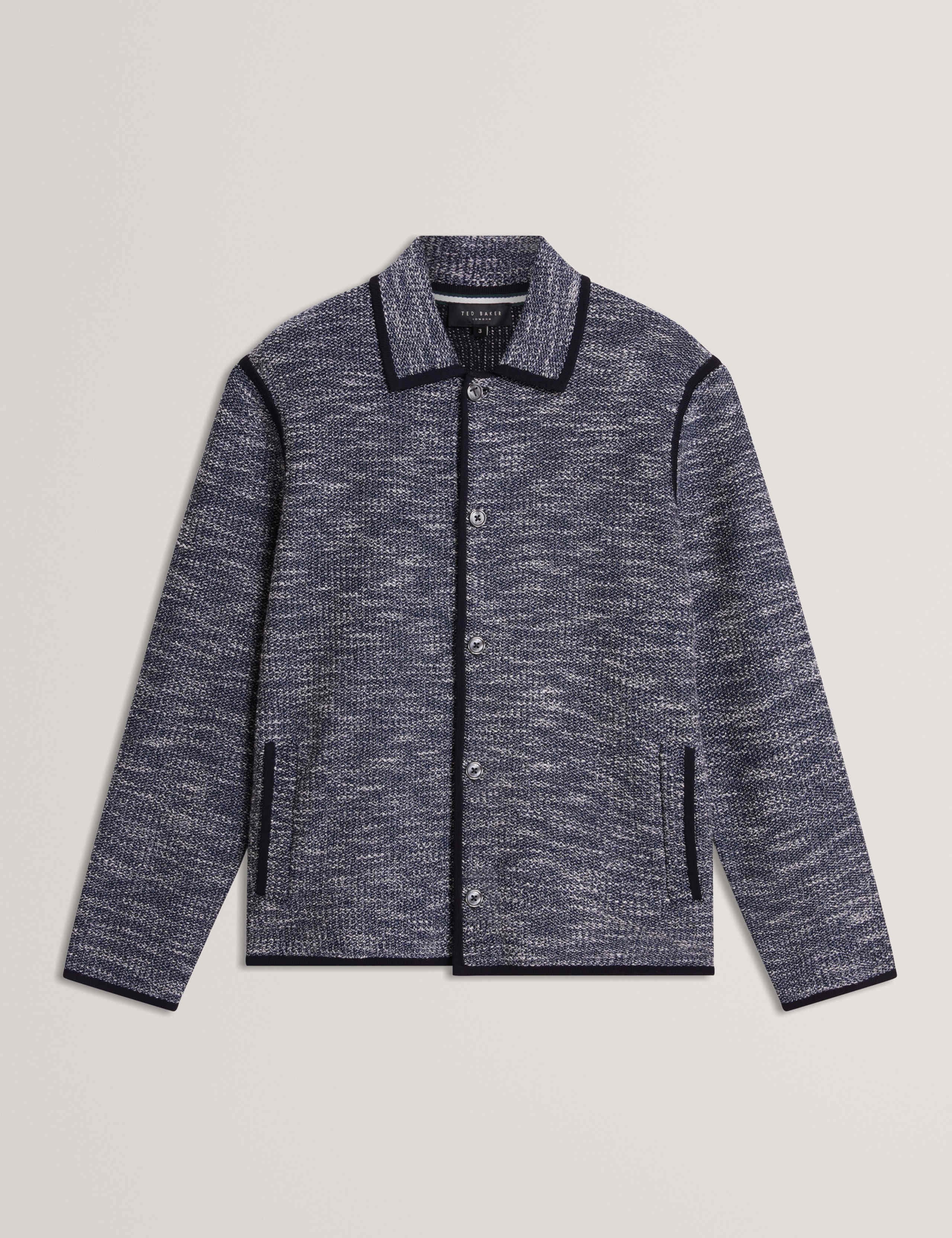 Boucle Knitted Bomber Jacket 2 of 7