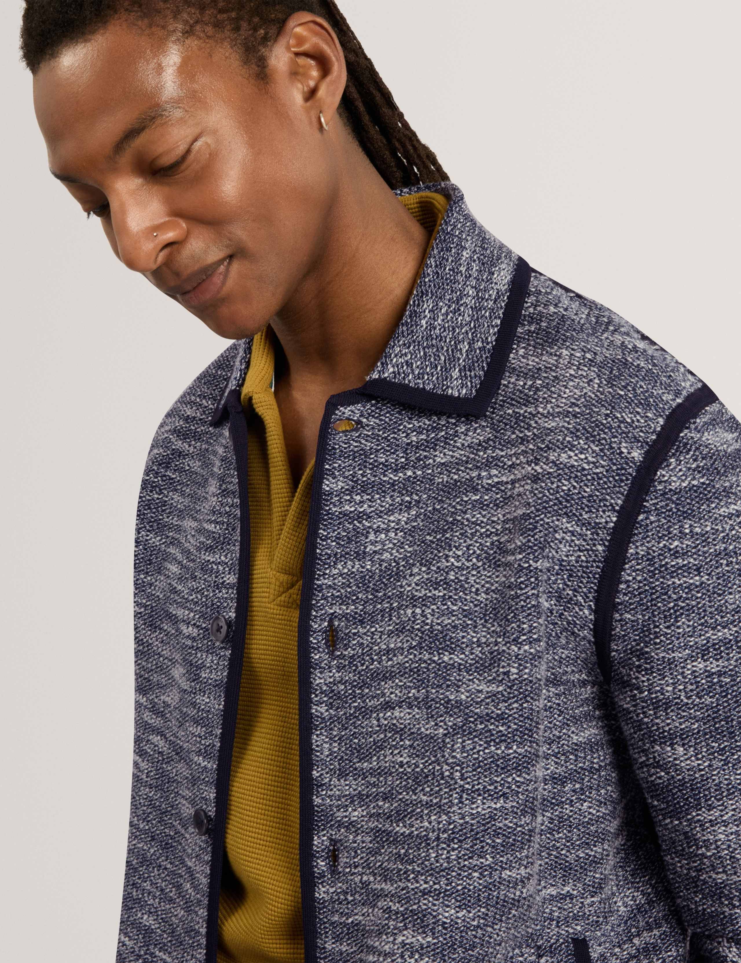 Boucle Knitted Bomber Jacket 5 of 7