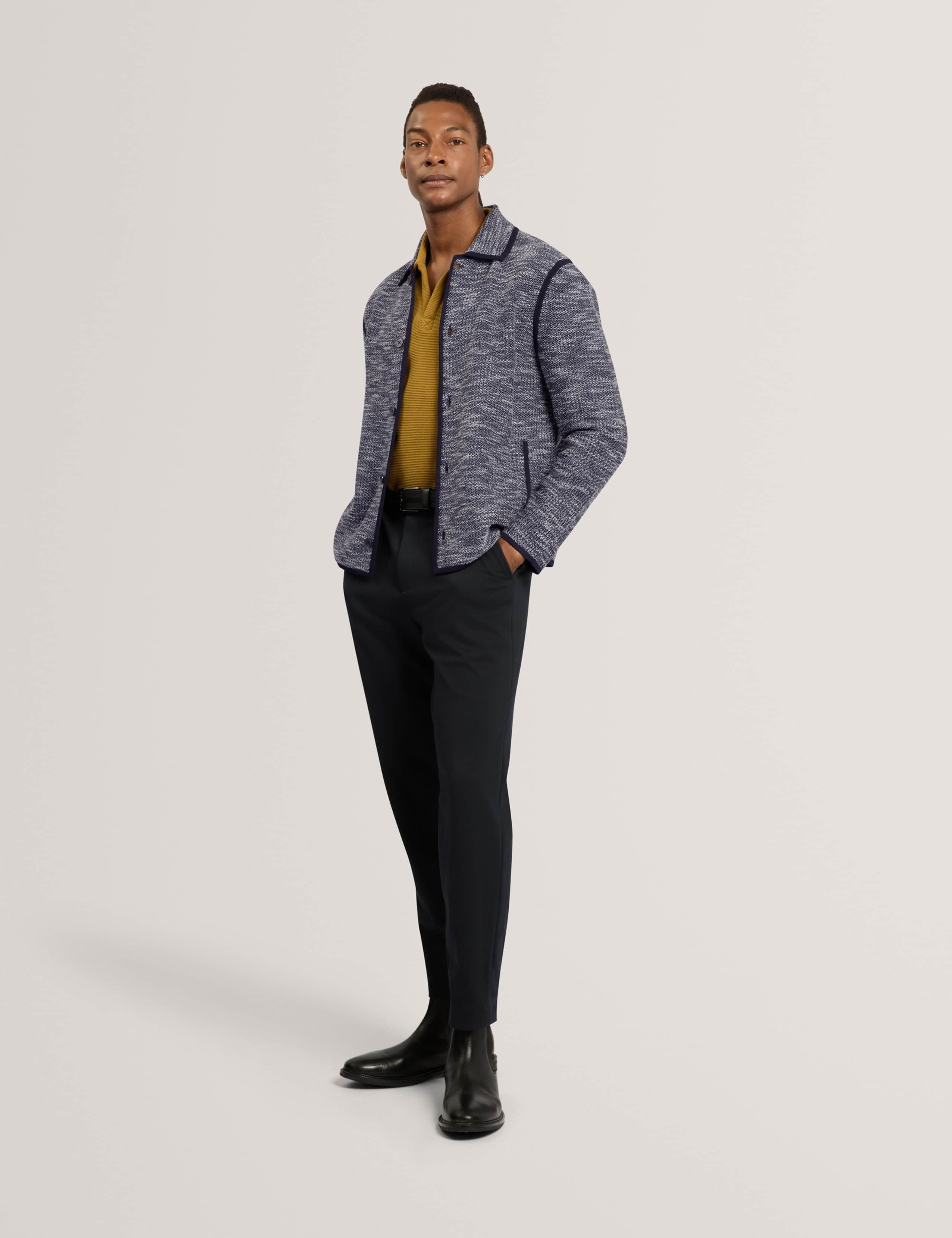 Boucle Knitted Bomber Jacket 7 of 7
