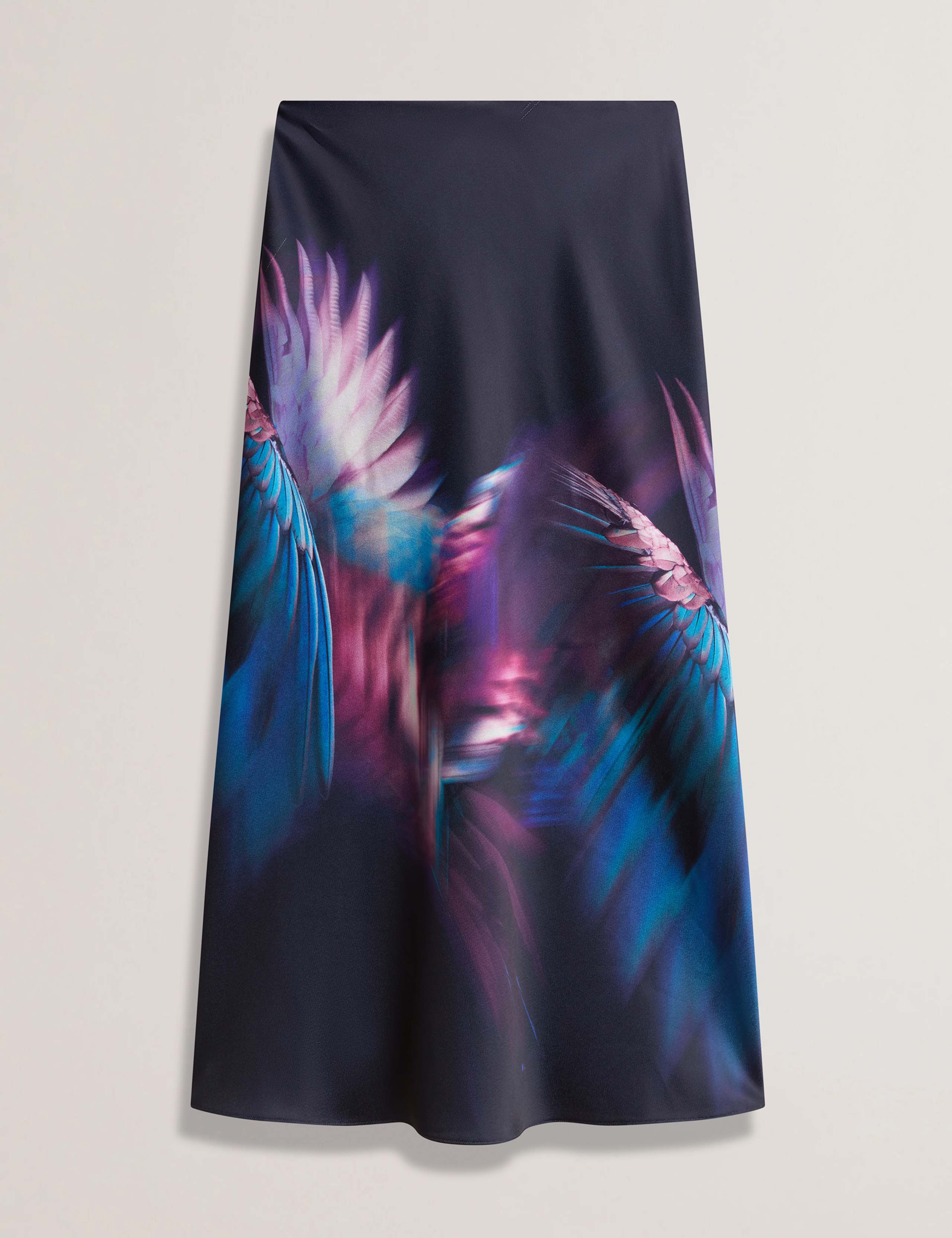 Printed Midi Slip Skirt 2 of 4