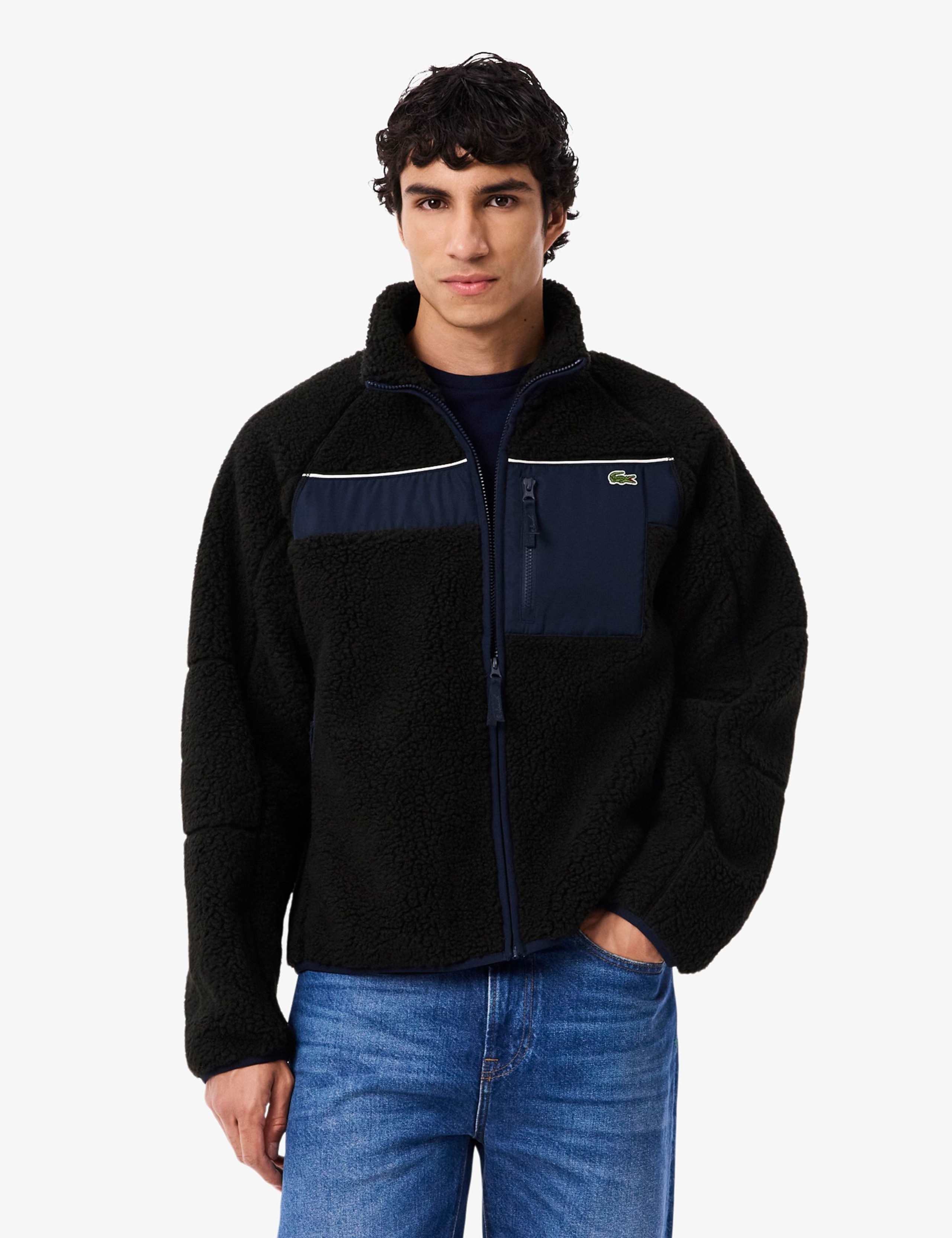 Funnel Neck Zip Up Fleece 1 of 8