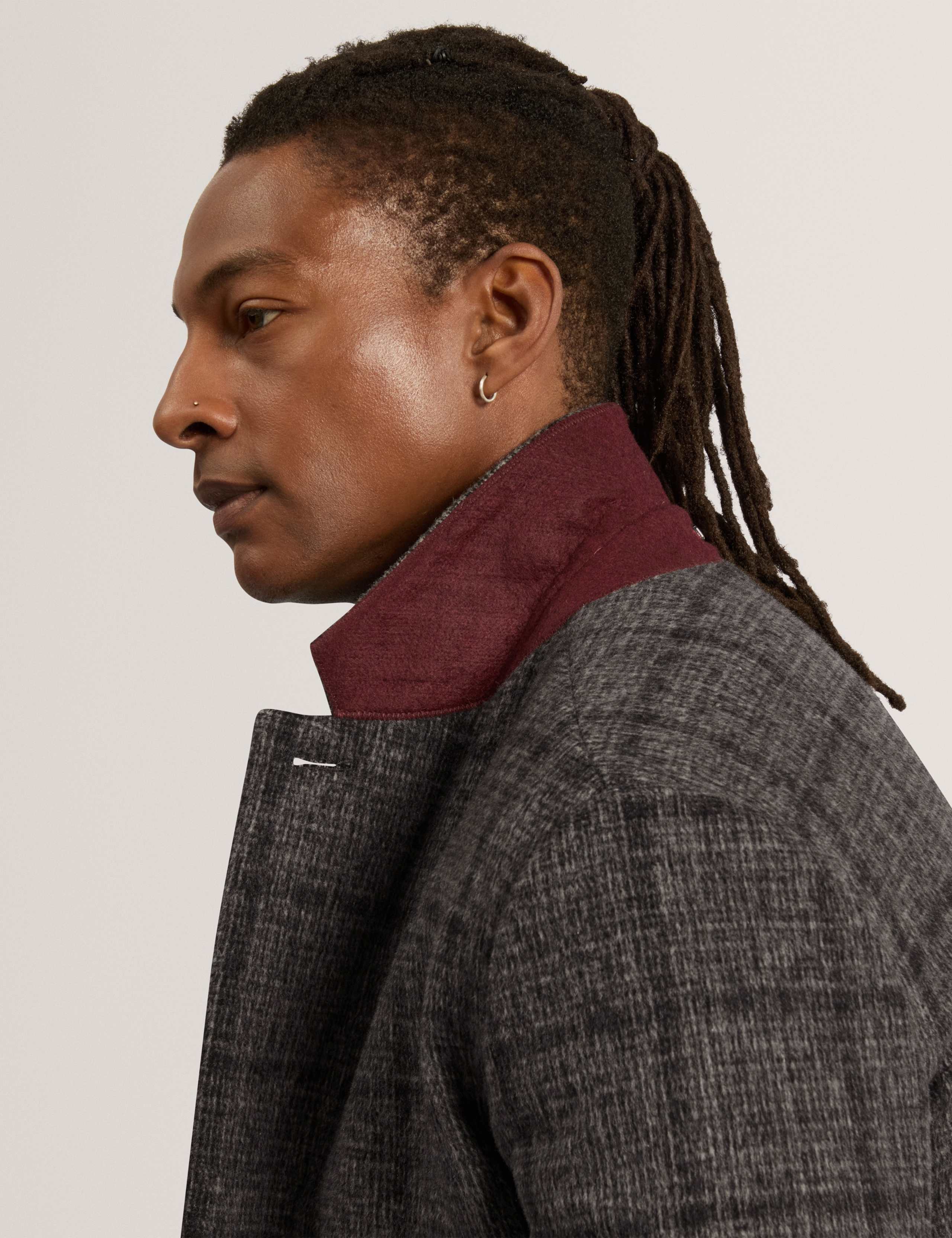Wool Rich Checked Overcoat 2 of 4