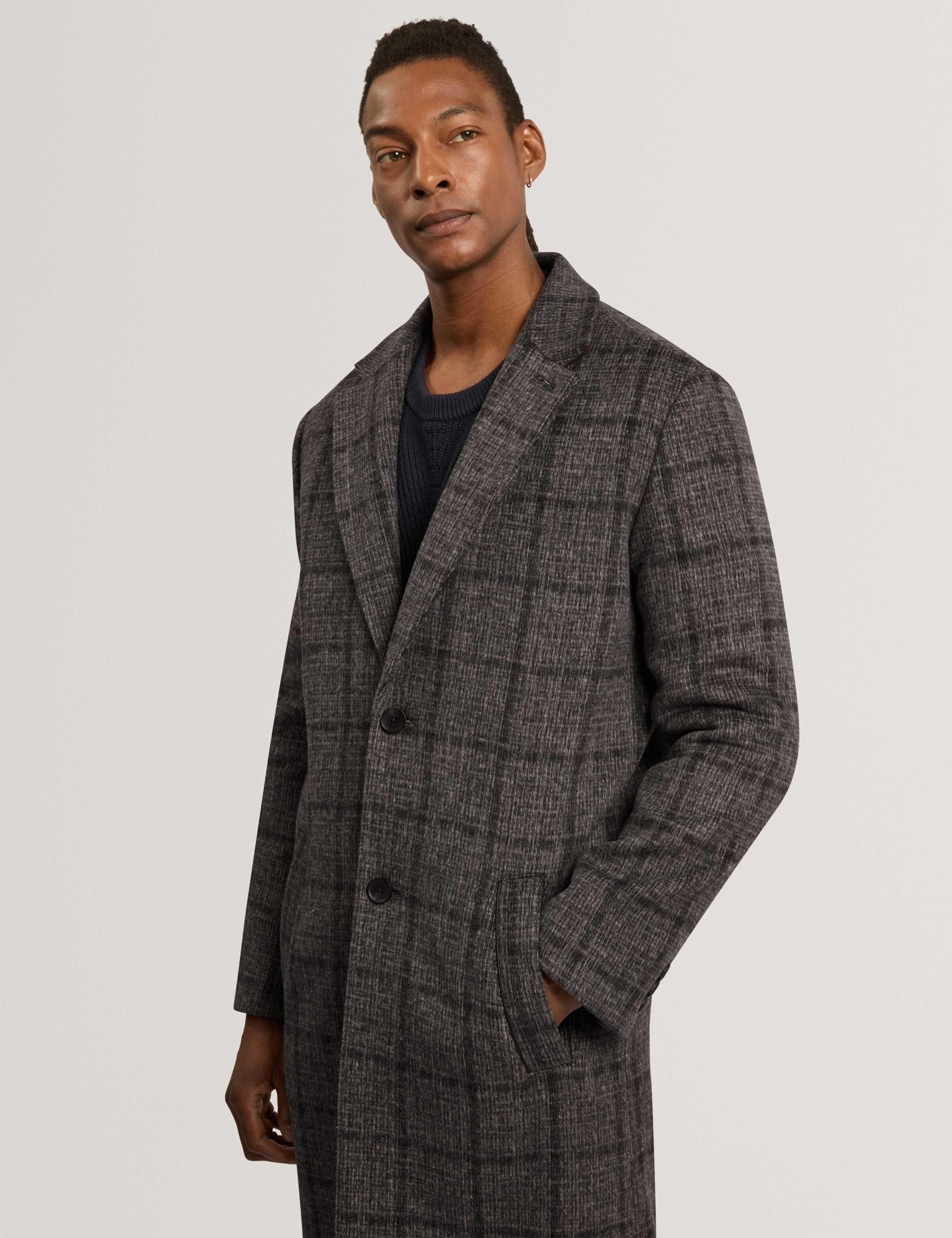 Wool Rich Checked Overcoat 3 of 4