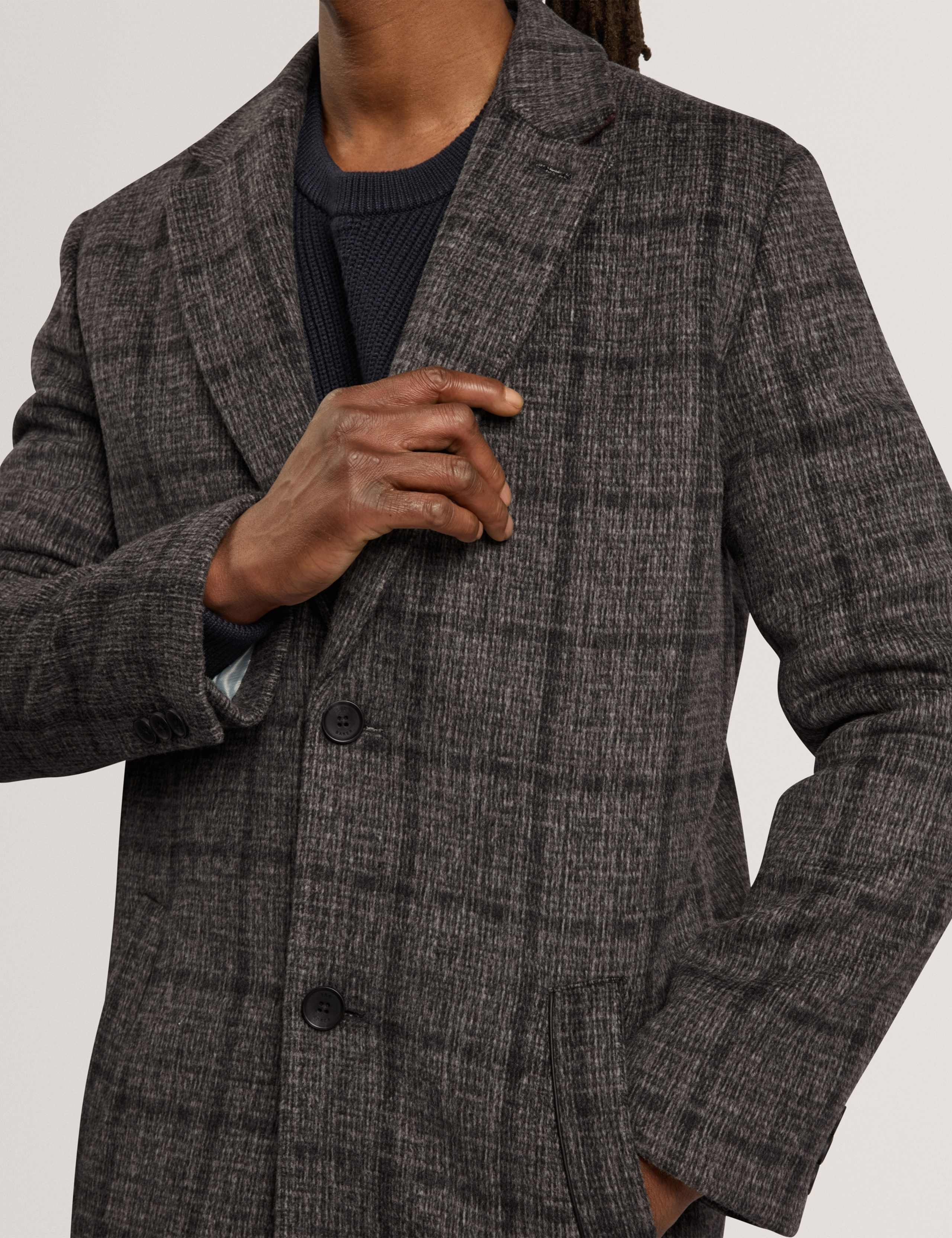 Wool Rich Checked Overcoat 4 of 4