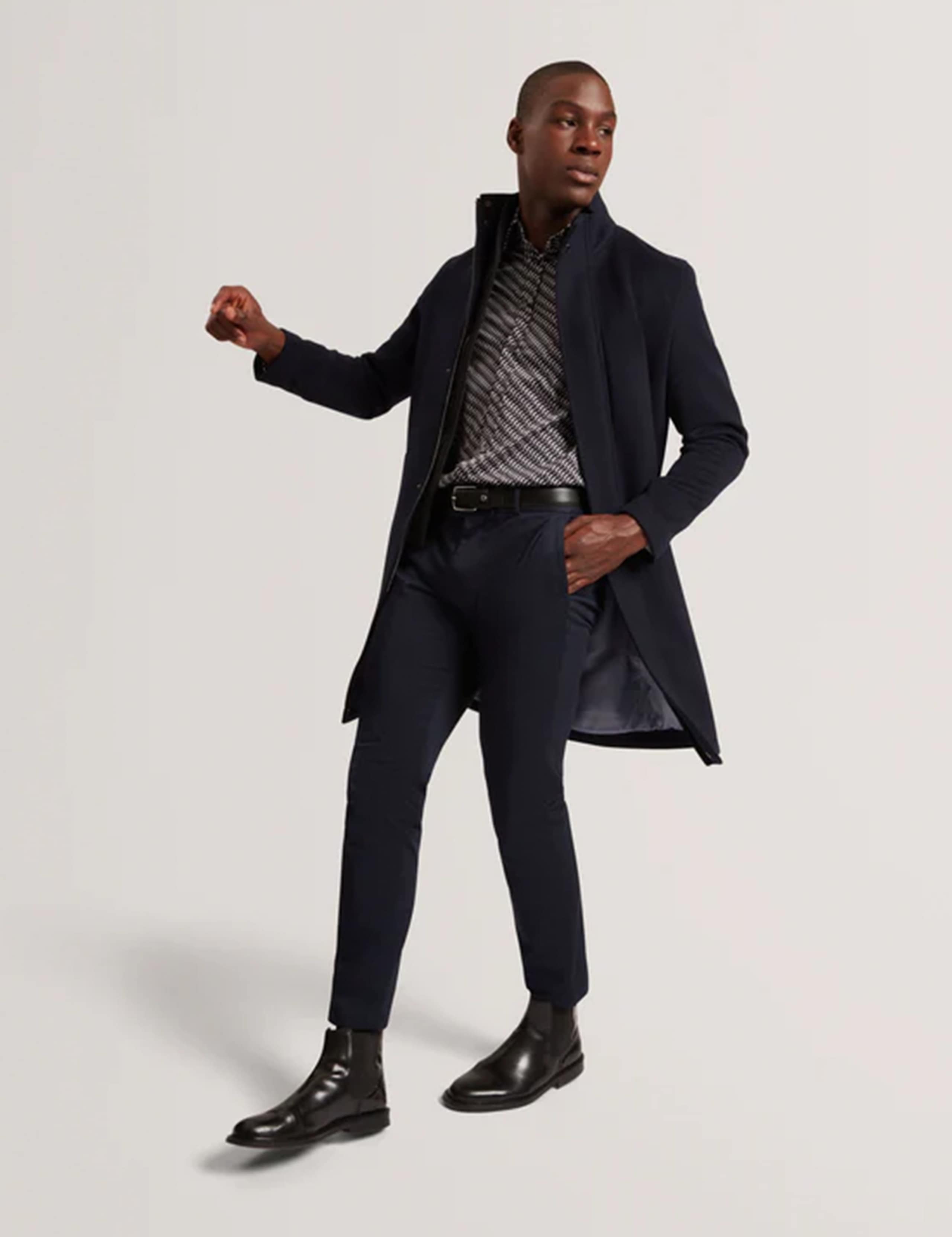 Wool Rich Checked Overcoat 3 of 7