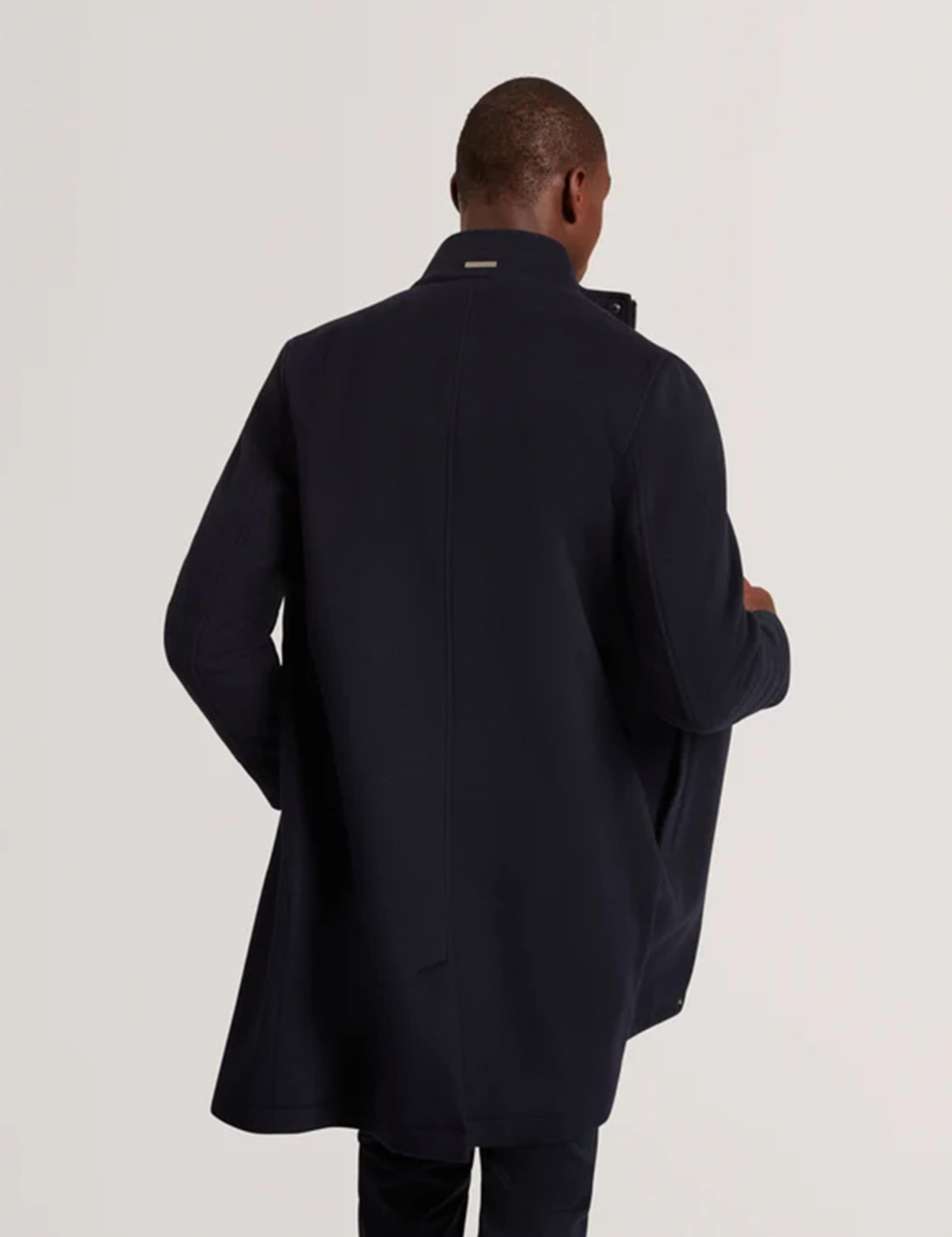 Wool Rich Checked Overcoat 5 of 7