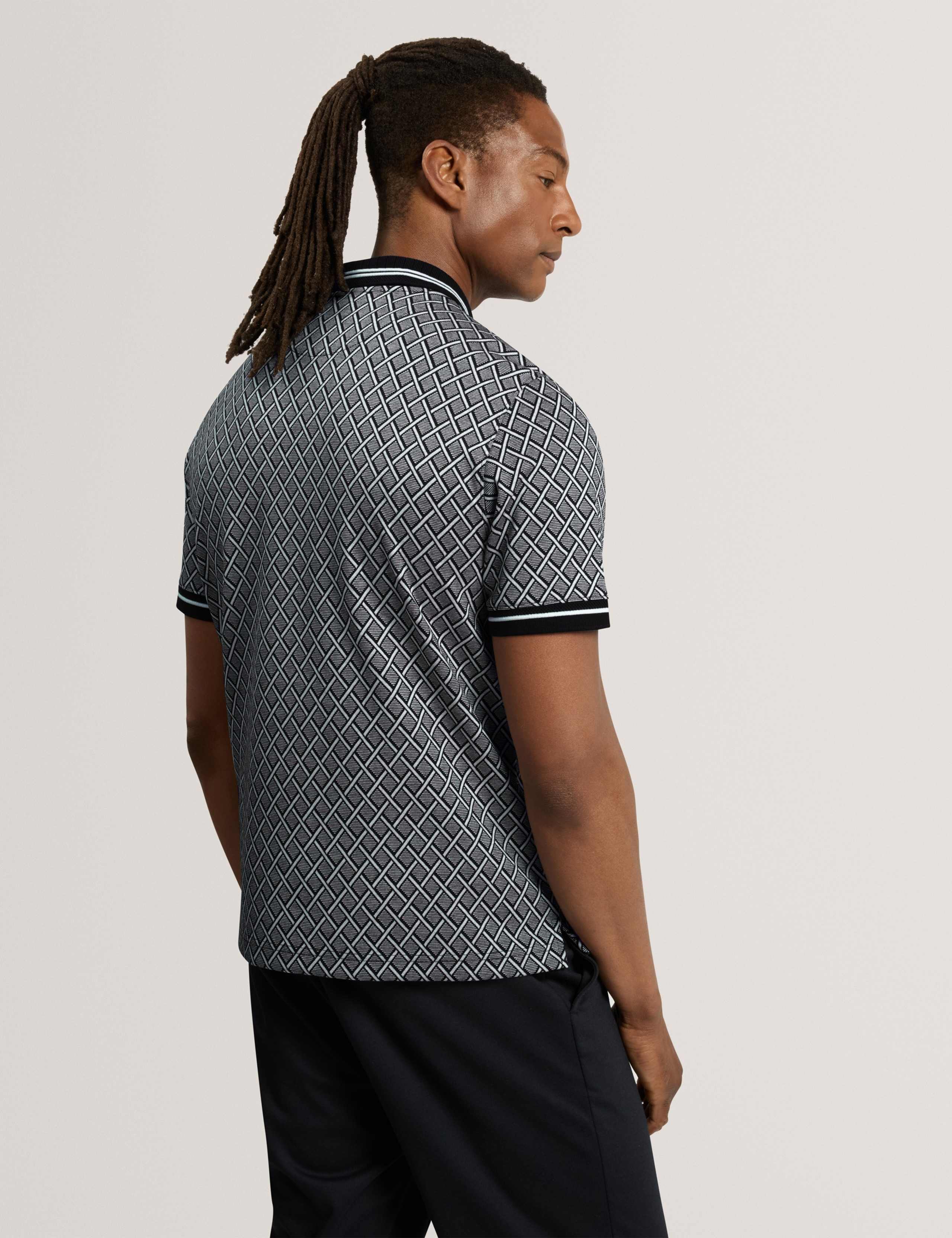 Geometric Print Polo Shirt 6 of 6