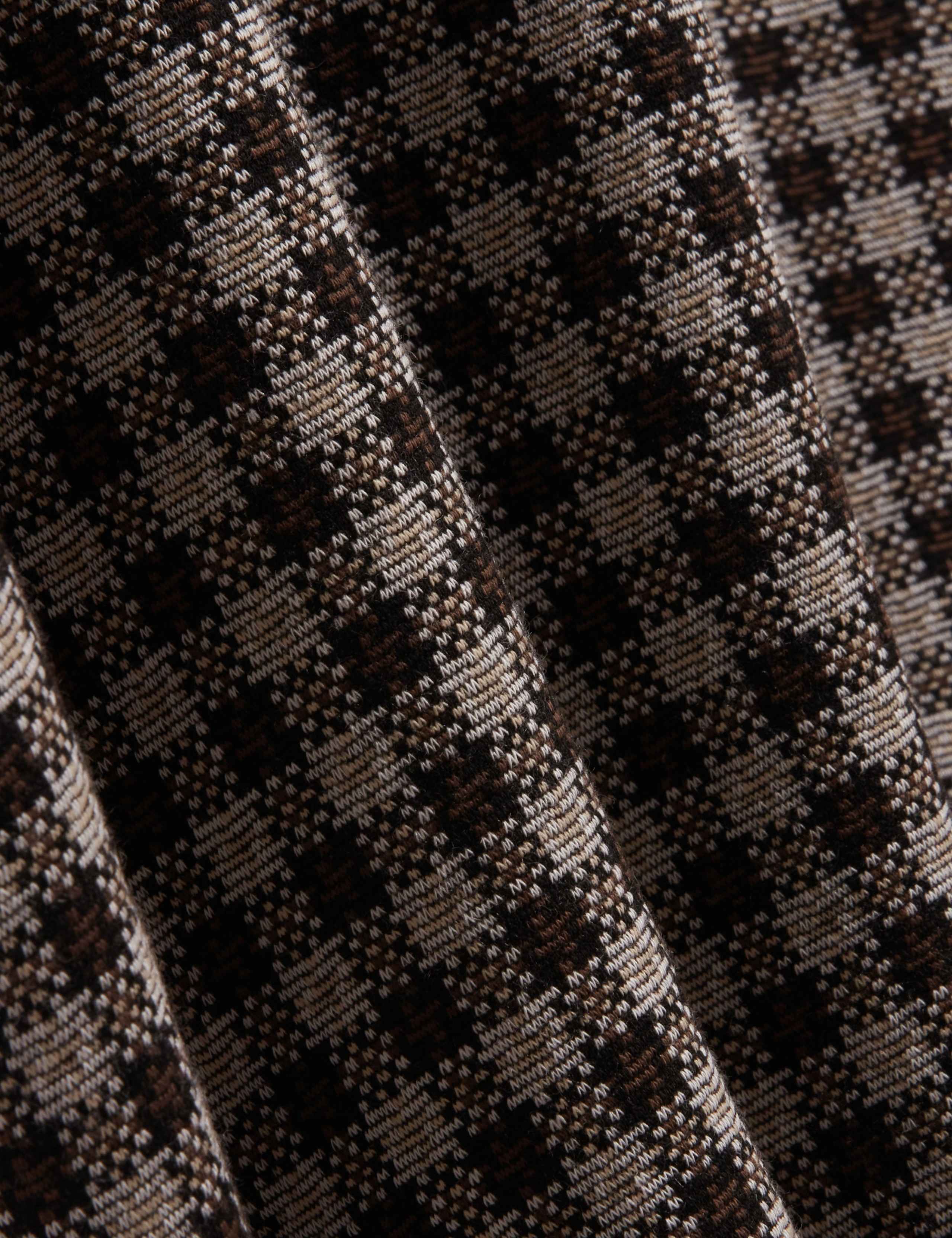 Checked Half Zip Polo Shirt 4 of 6